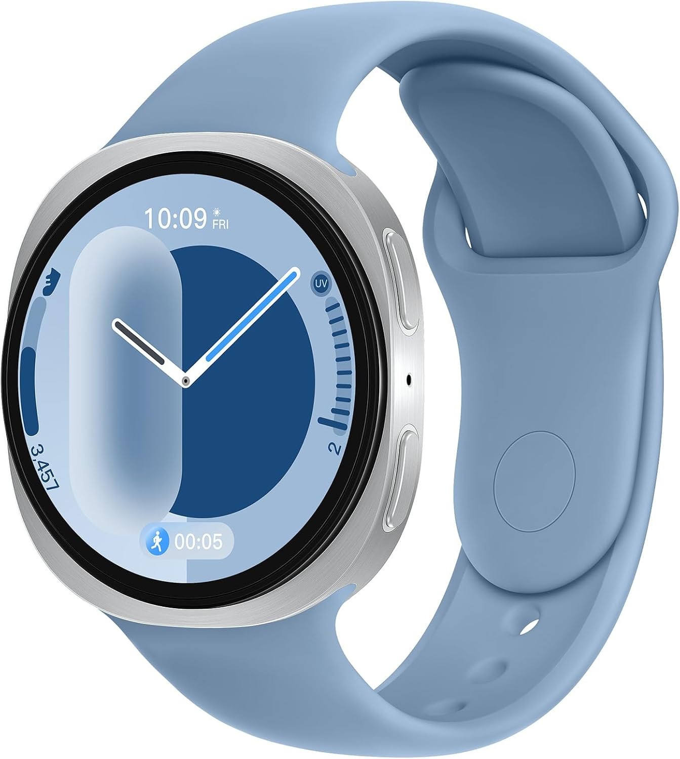 Navy Blue Soft Silicone Replacement Band for Samsung Galaxy Watch 8 40mm 44mm