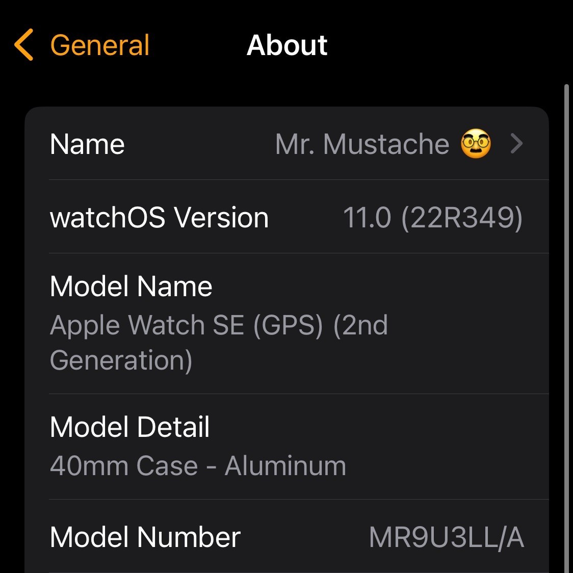 Apple Watch SE Silver GPS 40MM Band 2nd Generation