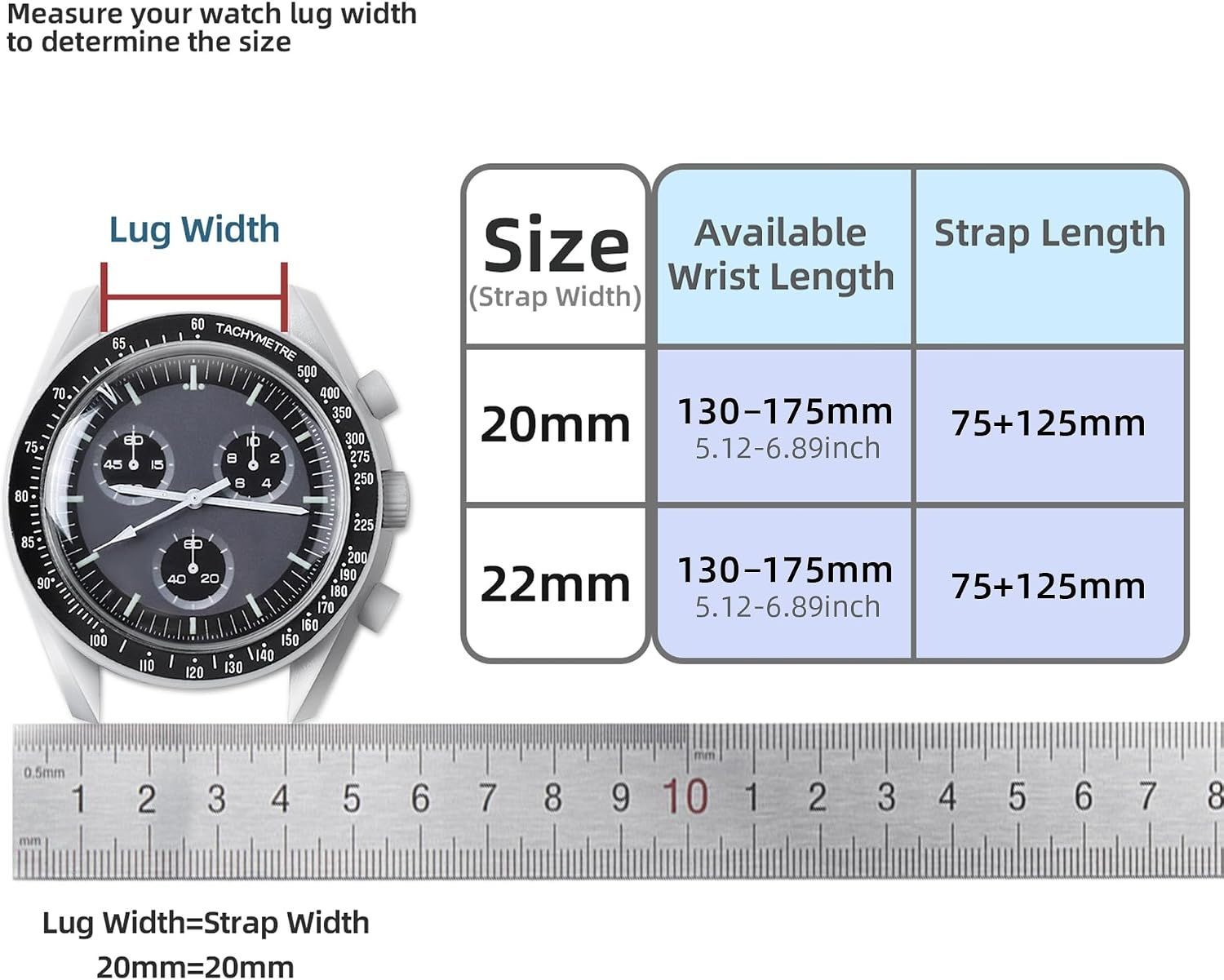Strap Only For Military Watch 20mm/22mm Canvas Quick Release