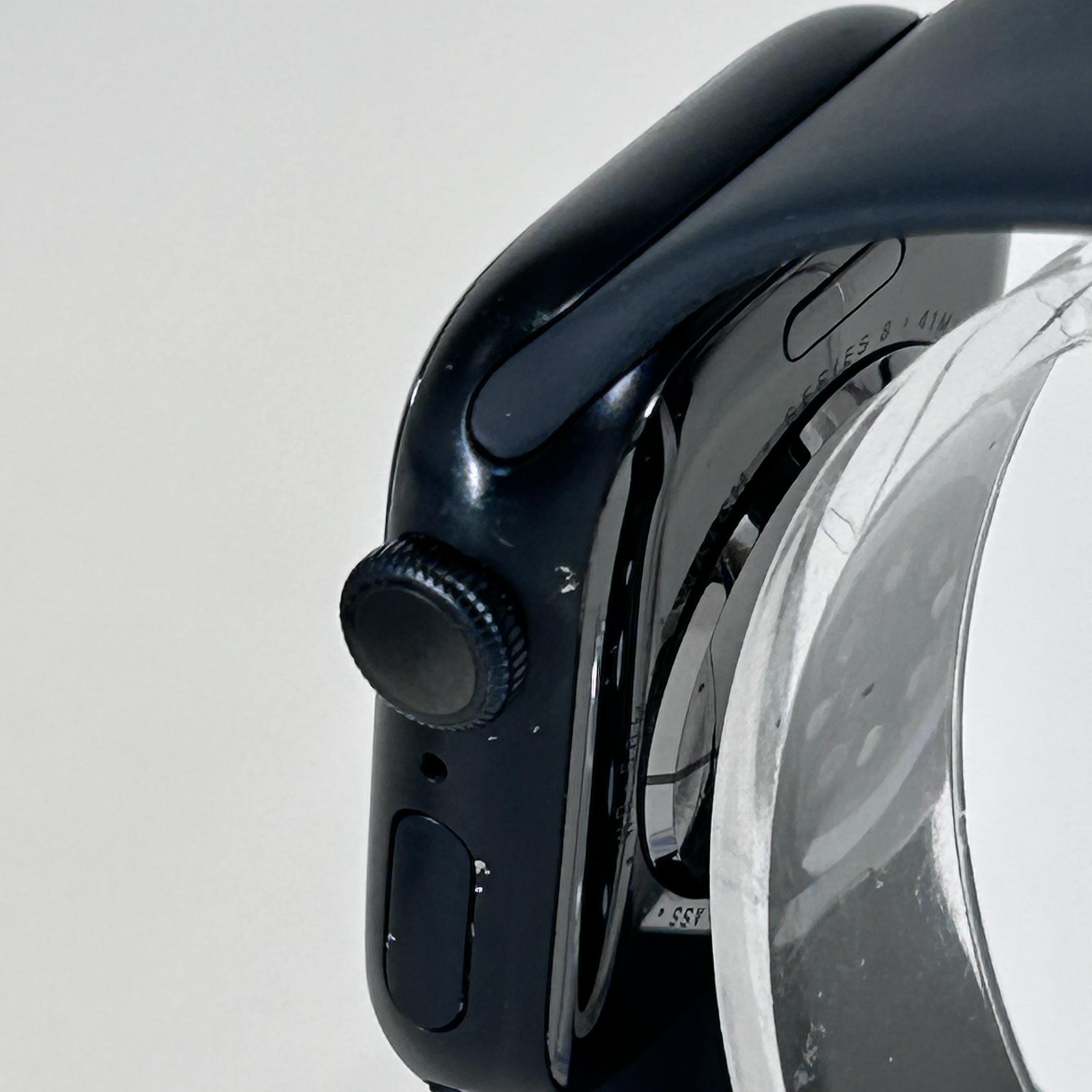 Apple Watch (Series 8) 41mm Midnight Aluminum (GPS) w/ Black Sport – Good