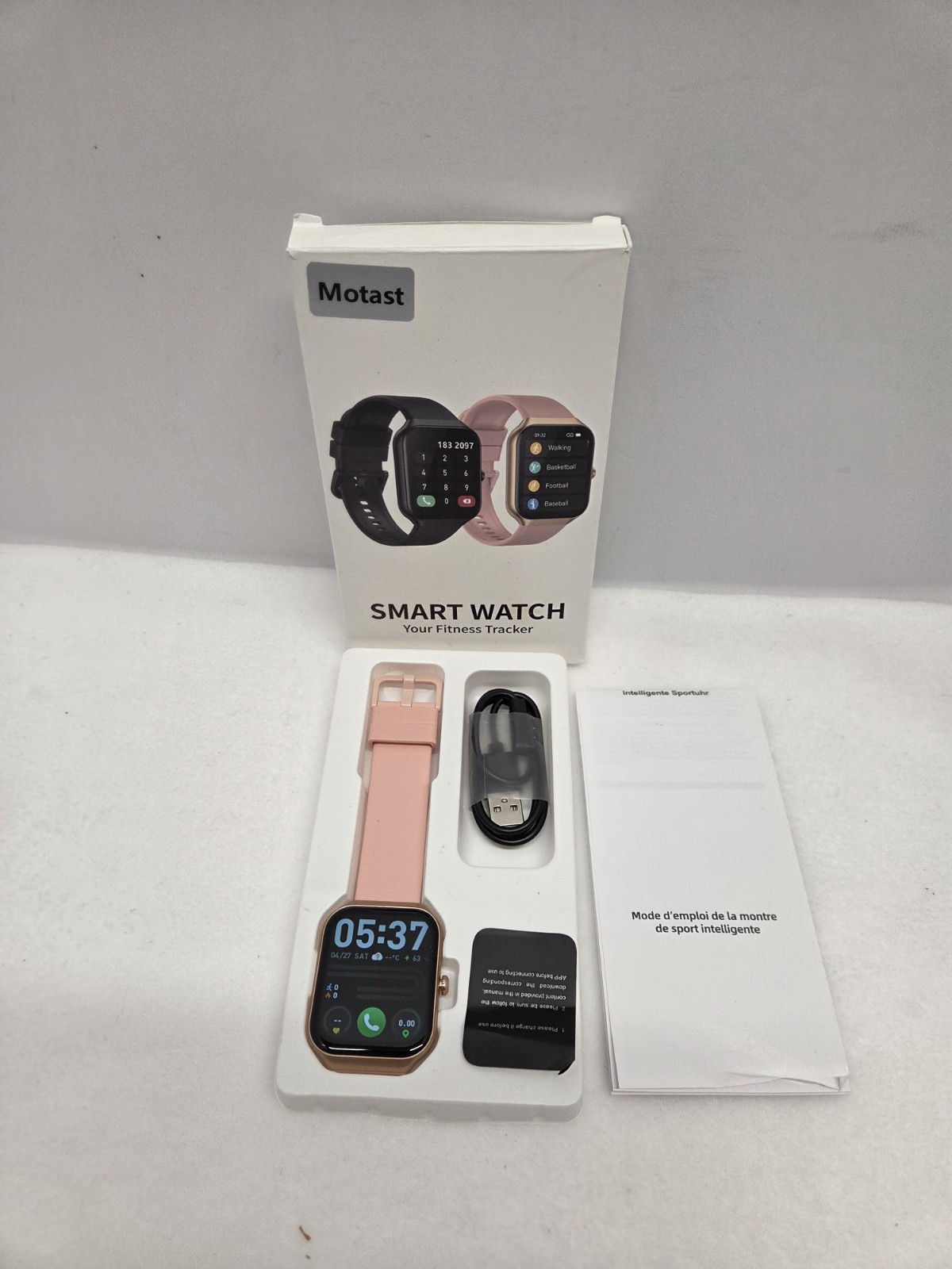 Motast Smart Watch Your Fitness Tracker Model P99. 1.96″ Display, iOS/Android