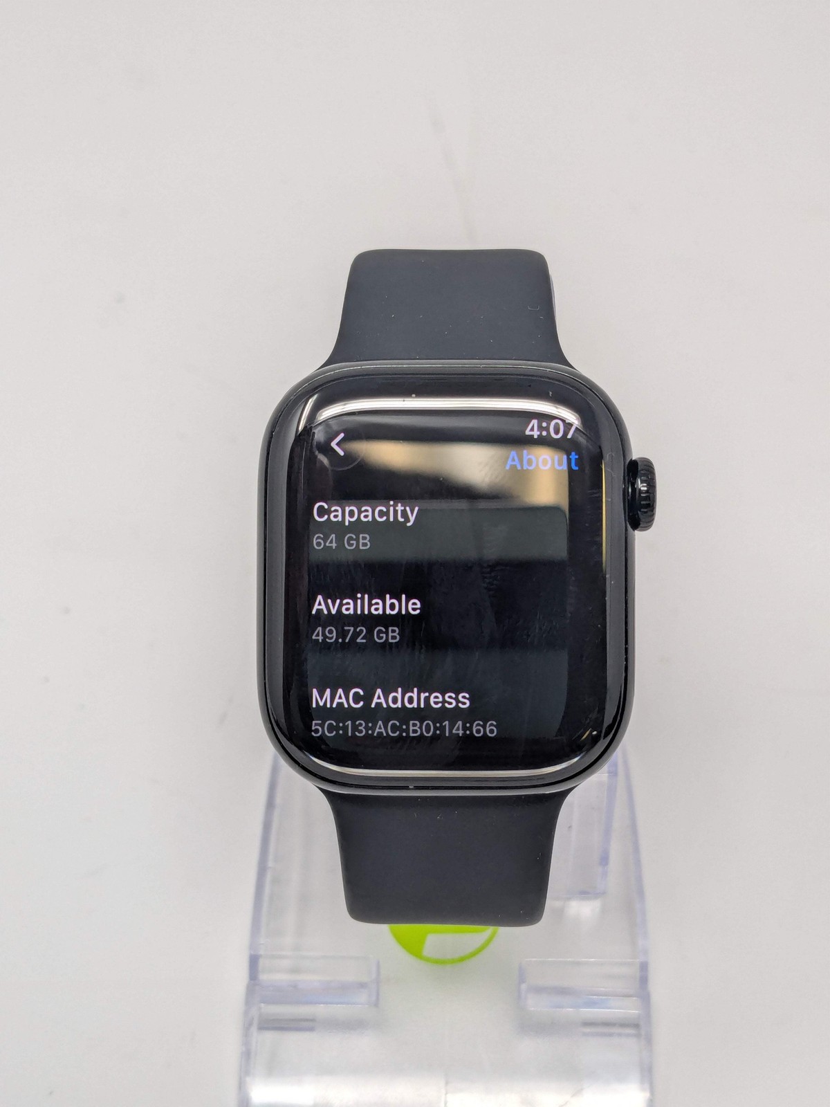 GPS Only Apple Watch Series 11 42MM Jet Black Aluminum Midnight Sport Band