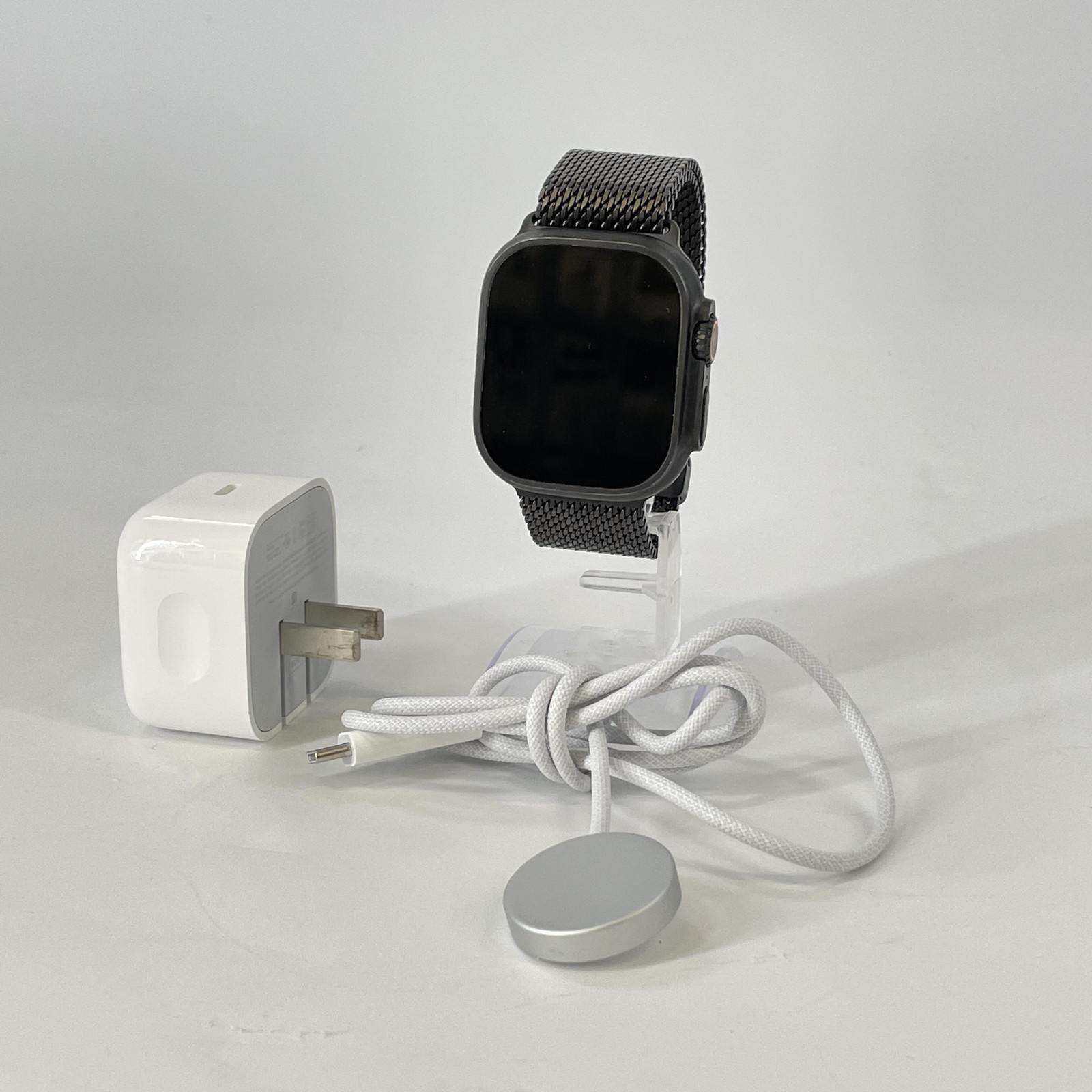 Apple Watch (Ultra 2) 49mm Black Titanium (LTE) w/ Milanese Loop – Very Good