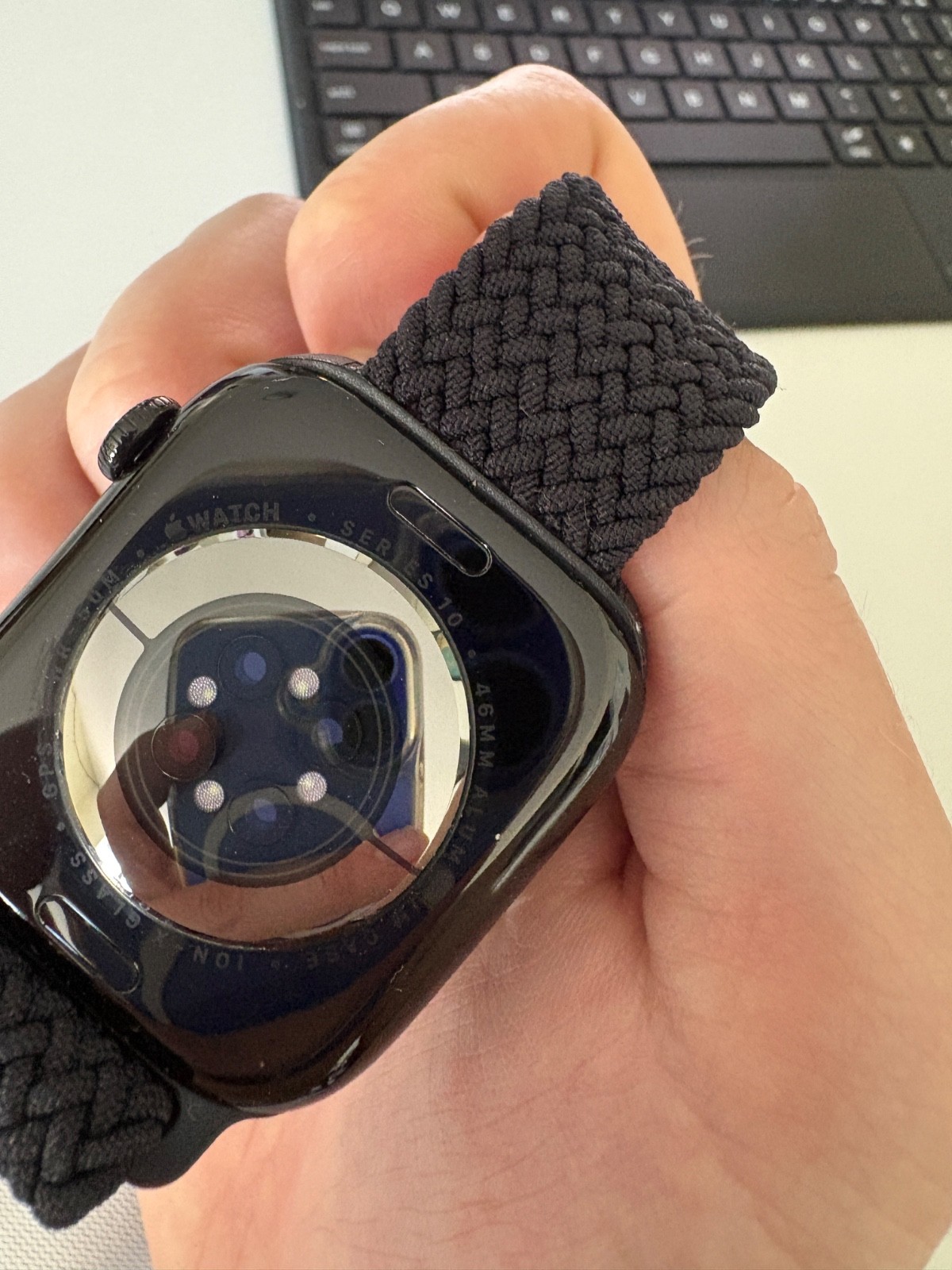 Apple Watch (Series 10) Jet Black, Aluminum, 46mm (Excellent Condition)