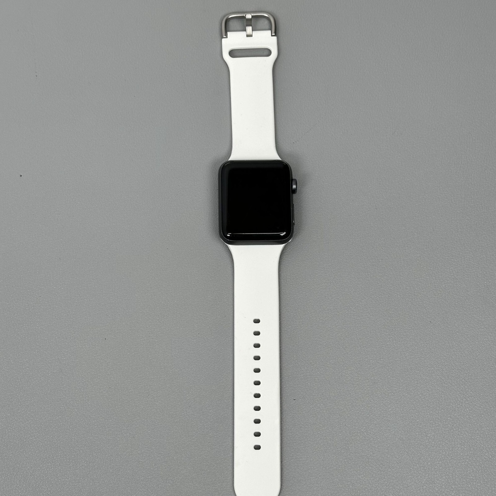 Apple Watch Series 3 Watch & Acessories Lot White, Pink, & Black Bands Bundle