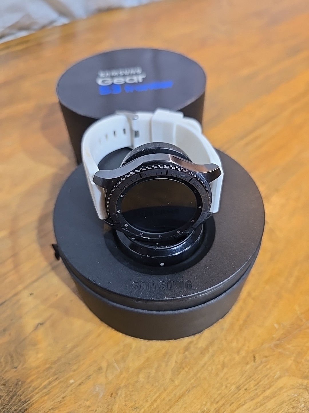 Samsung Gear S3 Frontier 46 mm Smart Watch with Black Steel and Silicone Band