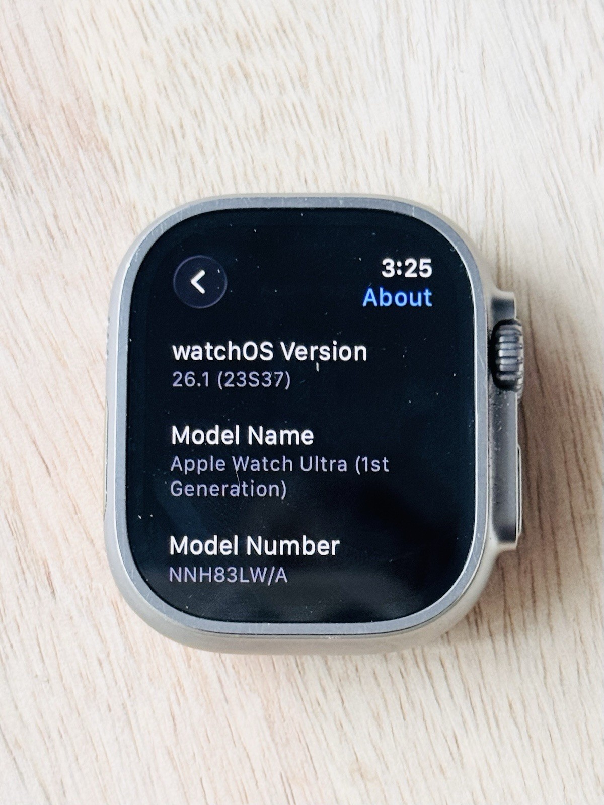 Apple Watch Ultra 1st Gen 49mm Titanium – No band