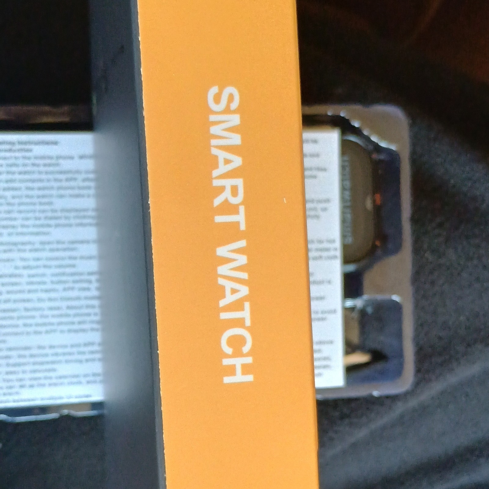 H23 Smart Watch Black Silicone Band Touch Screen Fitness Tracker