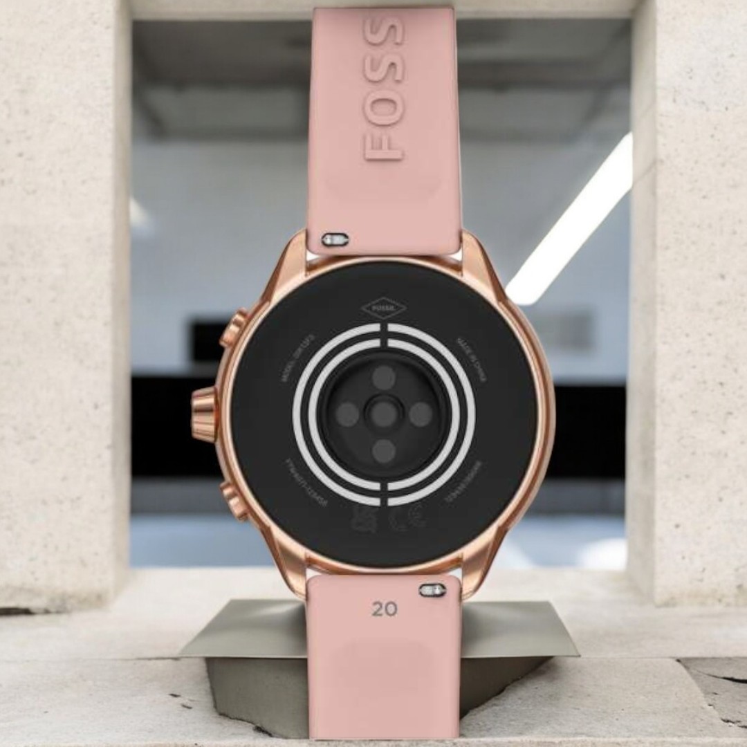Fossil Gen 6 Smartwatch FTW4071 Rose Gold Pink 42mm Women Wear OS GPS FTW 4071