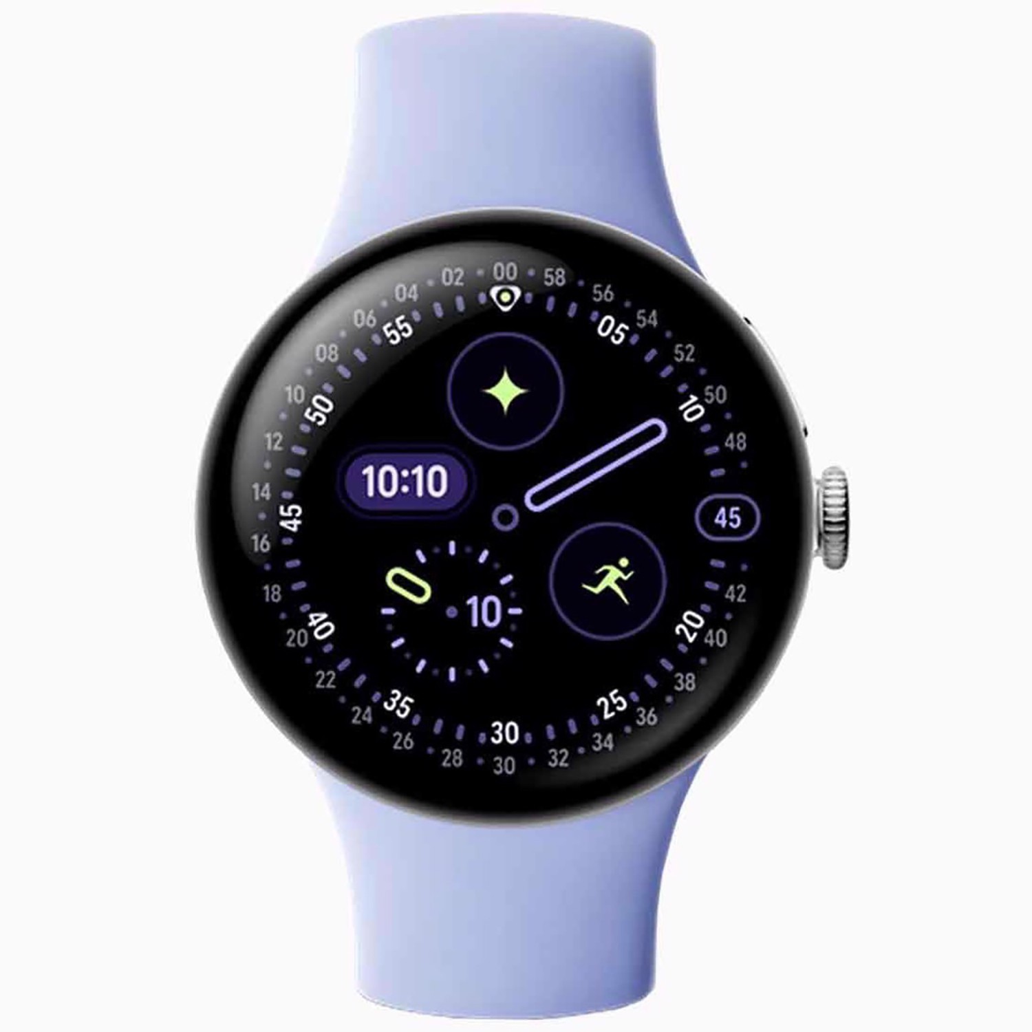 Google Pixel Watch 4 41mm Silver/Iris 32GB + 2GB WIFI + Bluetooth NEW