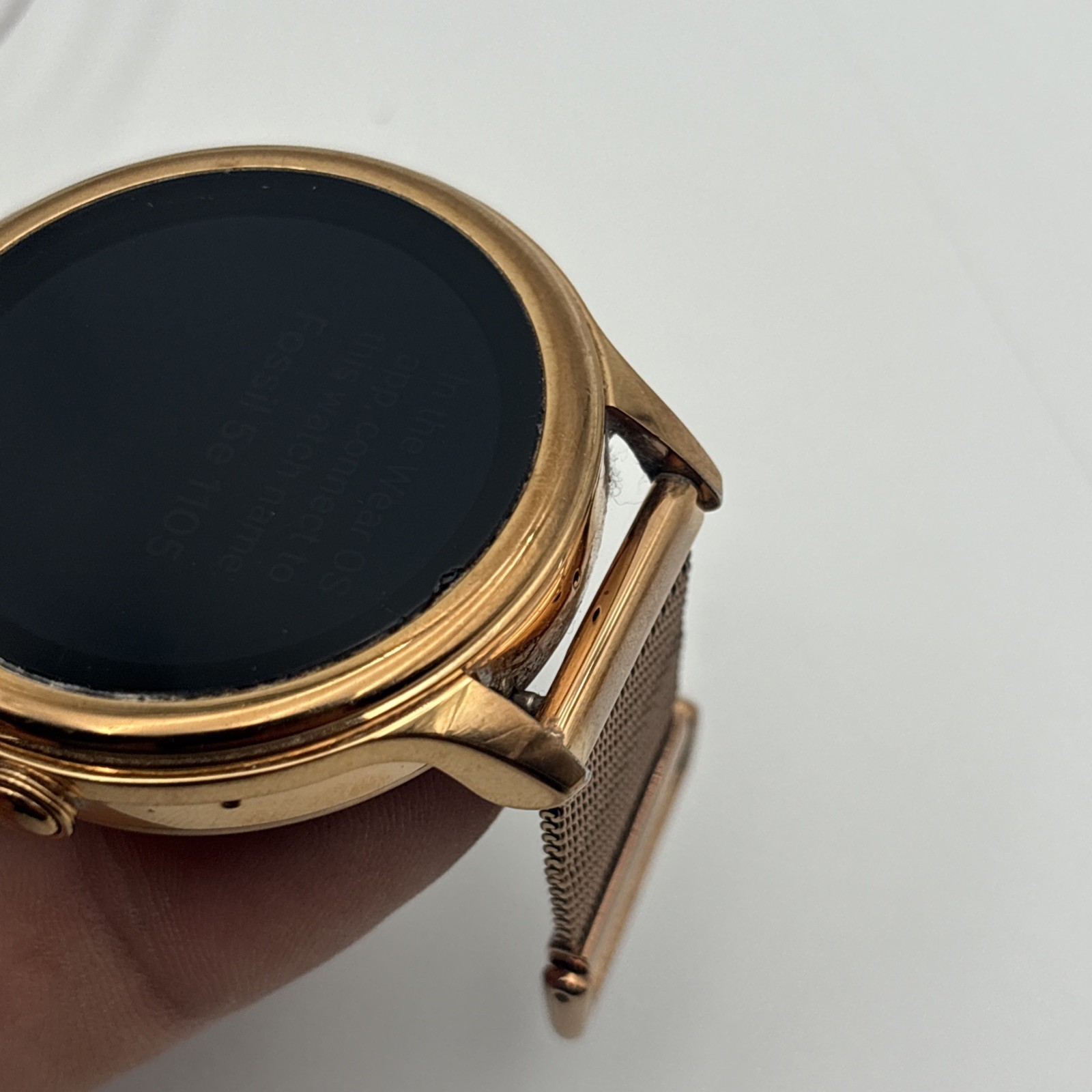 Smartwatch Fossil Gen 5E 42mm Stainless steel(Gold) (Model:DW11F1)