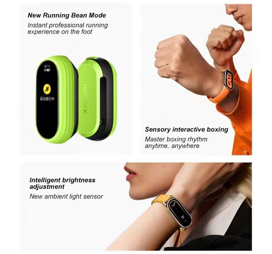 Xiaomi Smart Band 8 Heart Rate Blood Pressure Fitness Tracker Watch Bracelet APP
