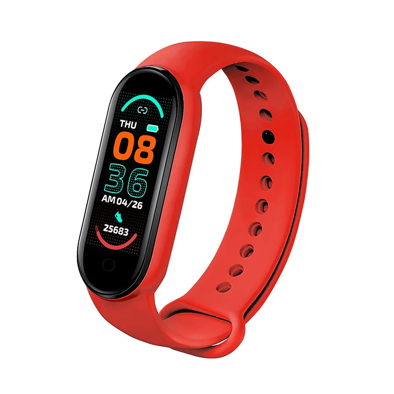 M6 Smart Watch Men Women Fitness Smart Bracelet Sports Band Heart Rate Blood Pre