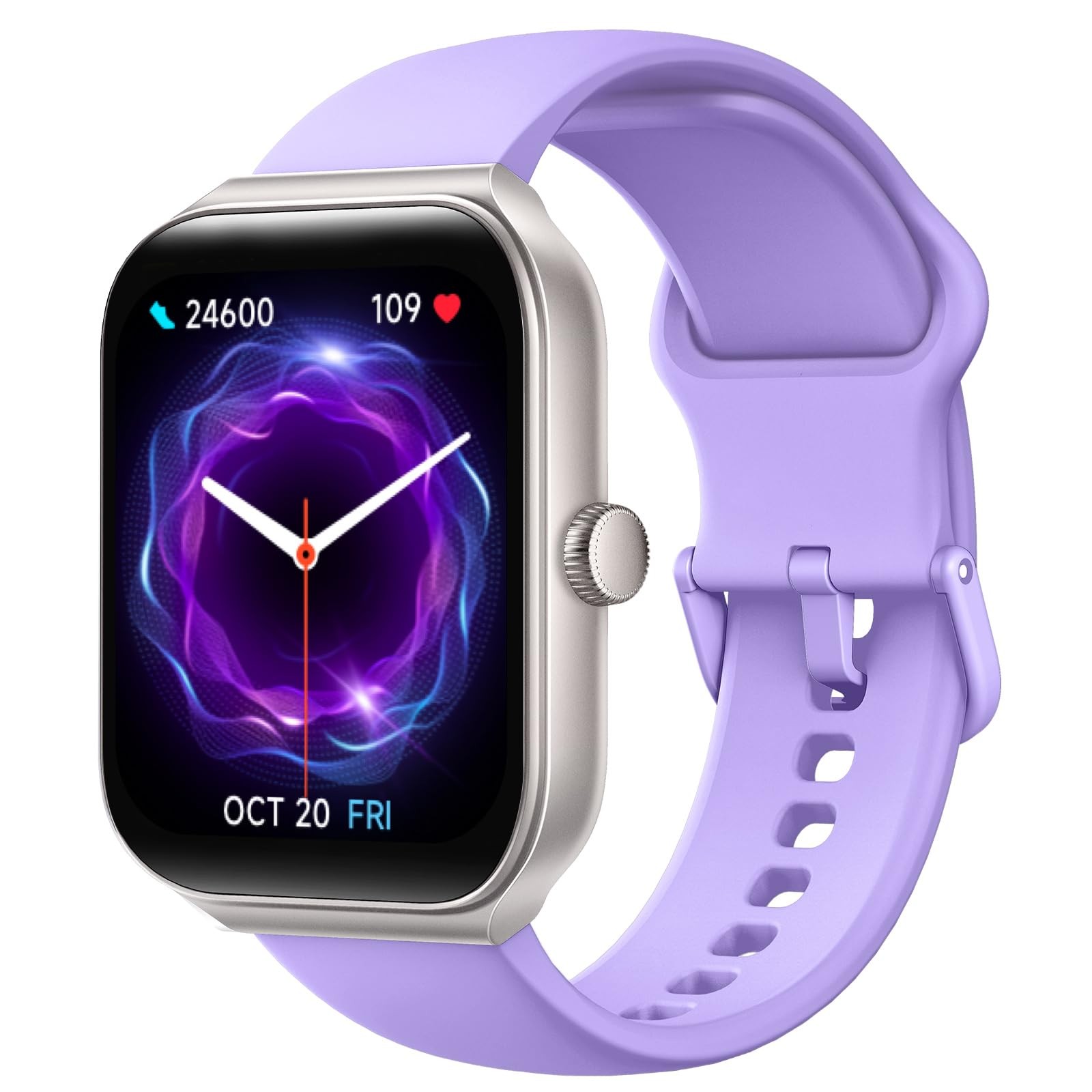 TOOBUR Smart Watch for Women Alexa Built-in 1.95in Lilac