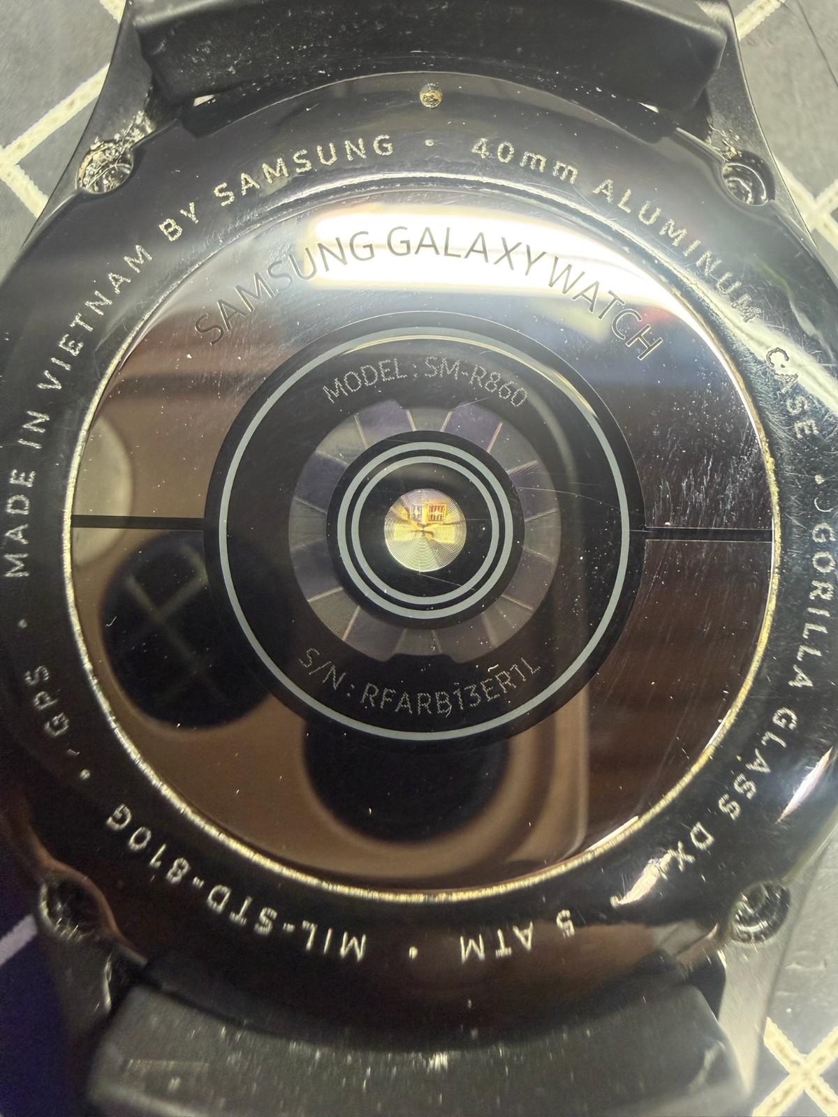 Samsung Galaxy Watch 4 40mm Aluminum Smartwatch SM-R860 Black Band