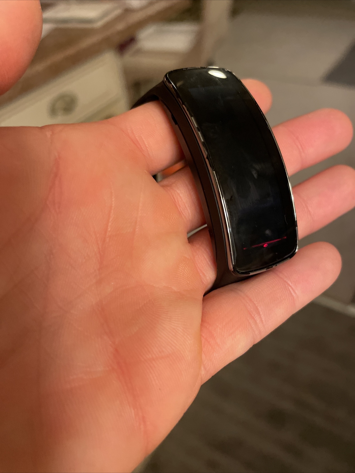 Samsung Galaxy Gear Fit Smart Watch – Black (SM-R350)