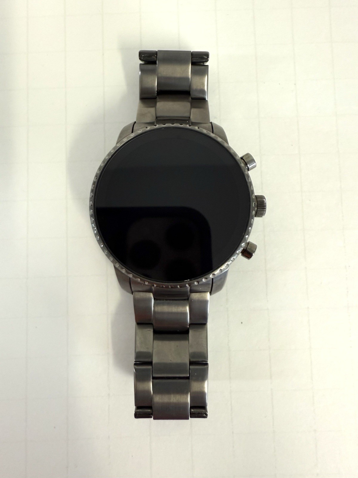 Fossil Gen 4 FTW4012 Explorist HR Smoke Stainless Steel Smartwatch