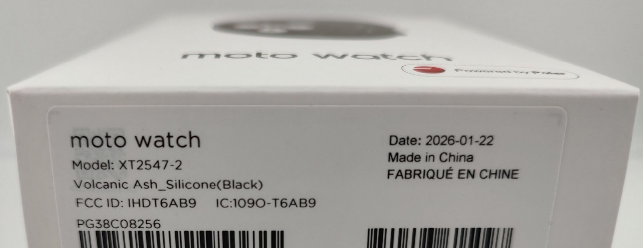 Motorola Moto Watch XT2547-2 2026 – Volcanic Ash – NEW Sealed In Box