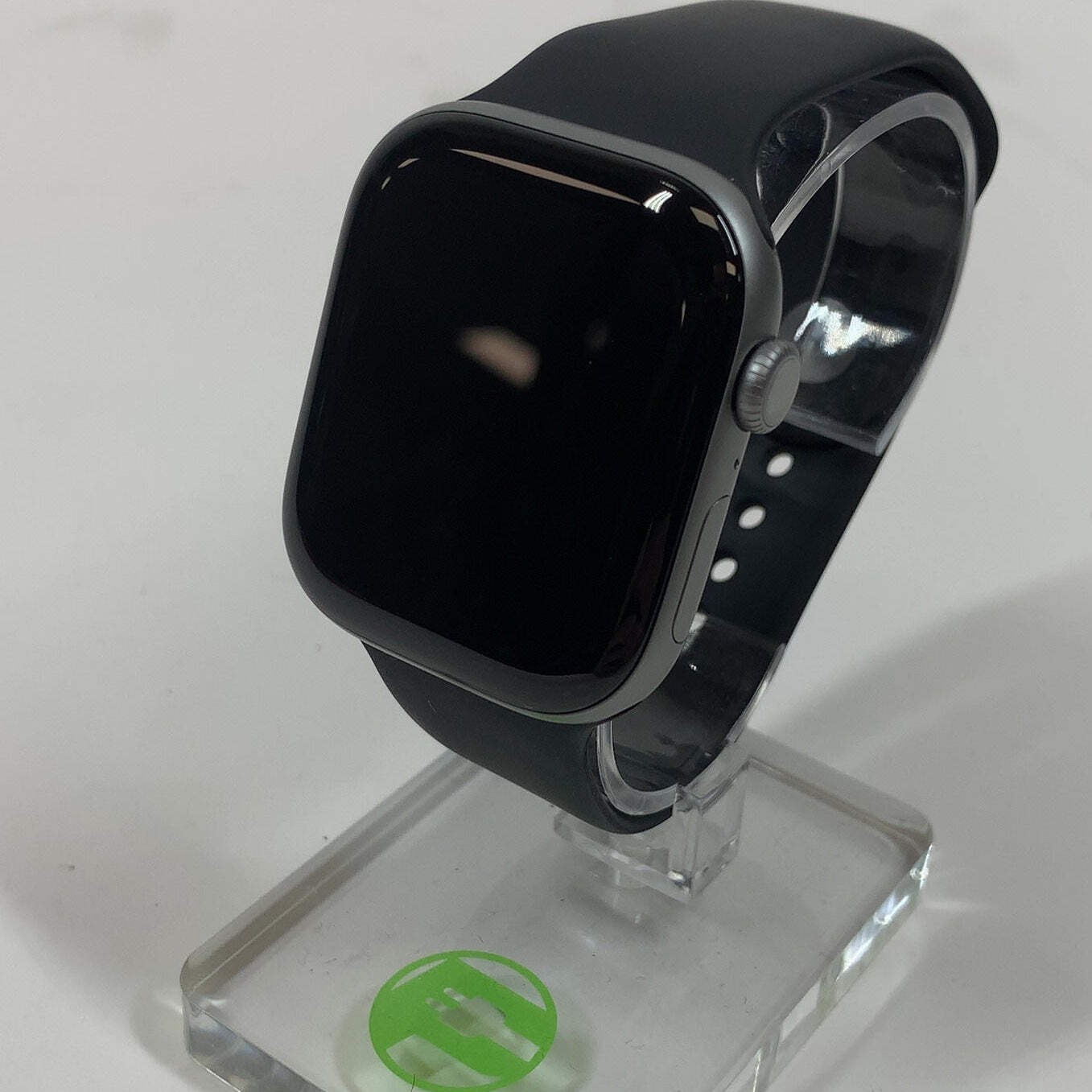GPS Only Apple Watch Series 11 46MM Silver Aluminum Dark Gray Sport Loop
