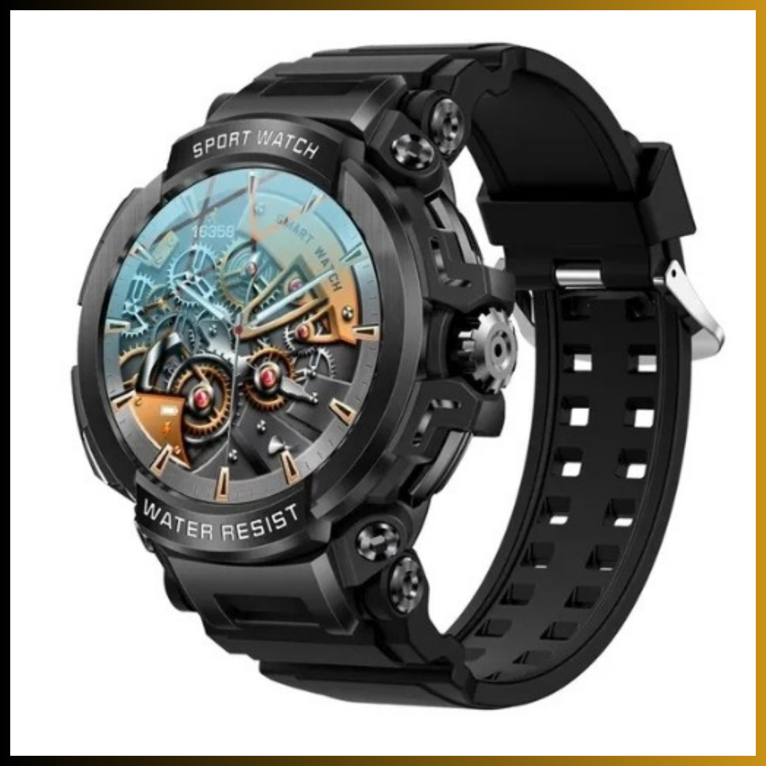 Premium Connected Watch Men Resistant AI Assistant Calls 600 mAh! Promo