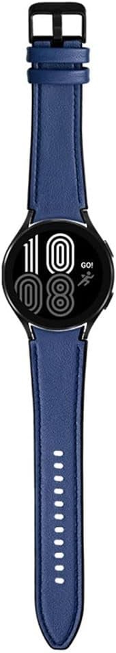 20mm Hybrid Leather and Silicone Strap Compatible with Galaxy Watch 4 46mm