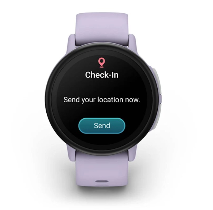 Garmin Bounce 2 Kids LTE Smartwatch Bundle w/ Microfiber Cloth, Light Purple