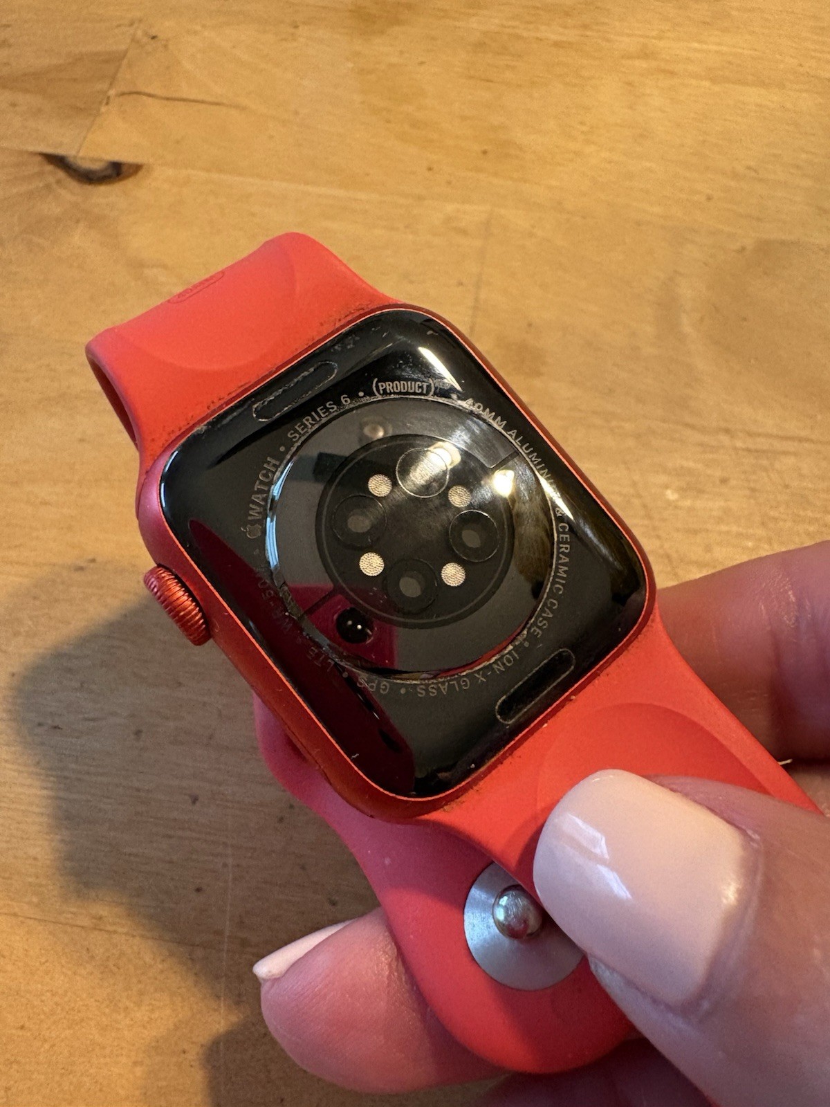 Apple Watch Series 6 40mm Product Red, Sport Band (GPS), SEE pics