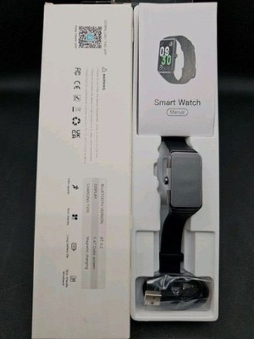 Fitness Tracker Smart Watch With Bluetooth 1.47″ Full-Color Screen Magnetic Char