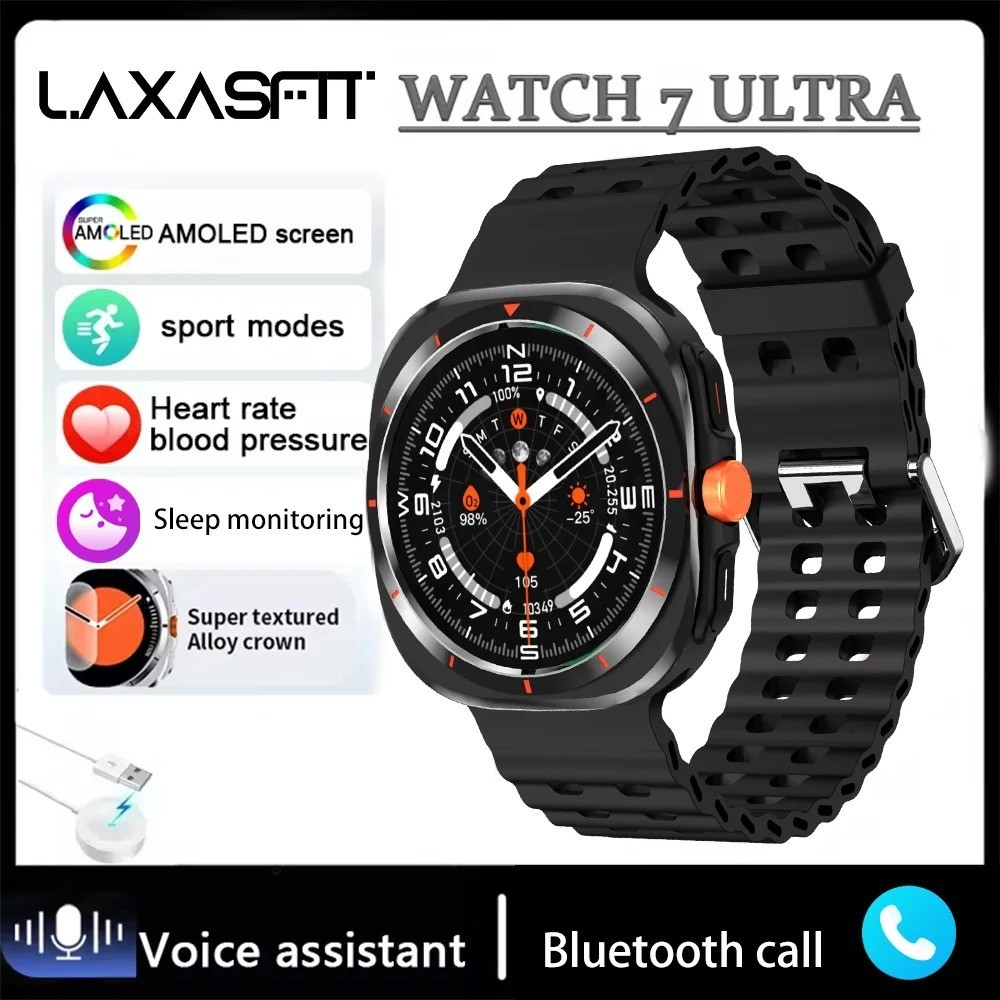 2025 Smartwatch Men Women AMOLED GPS Bluetooth Call Fitness Tracker Gym Fun Gift