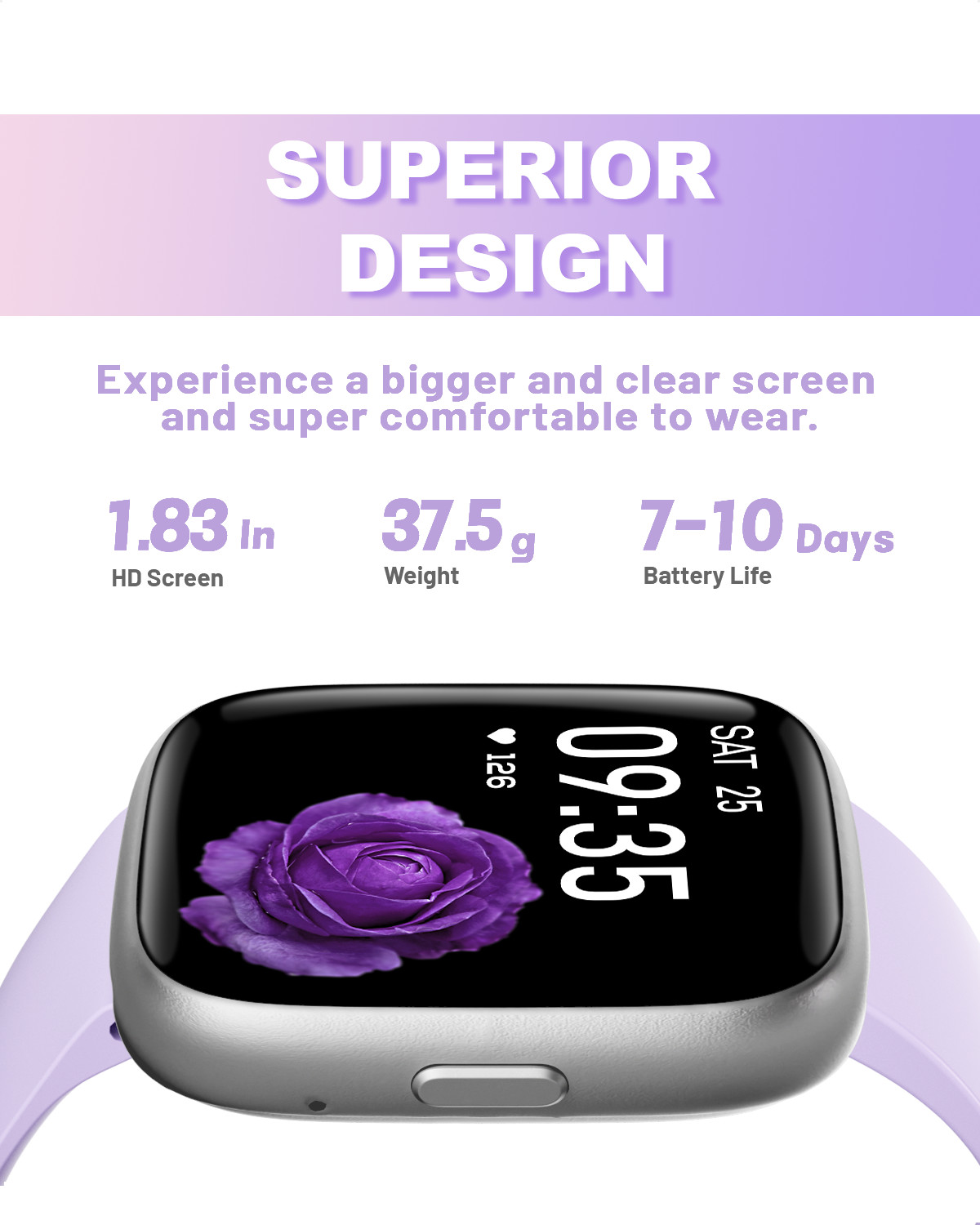 🔥Smart Watch For Women, Waterproof Fitness Tracker Smartwatch for Android iOS