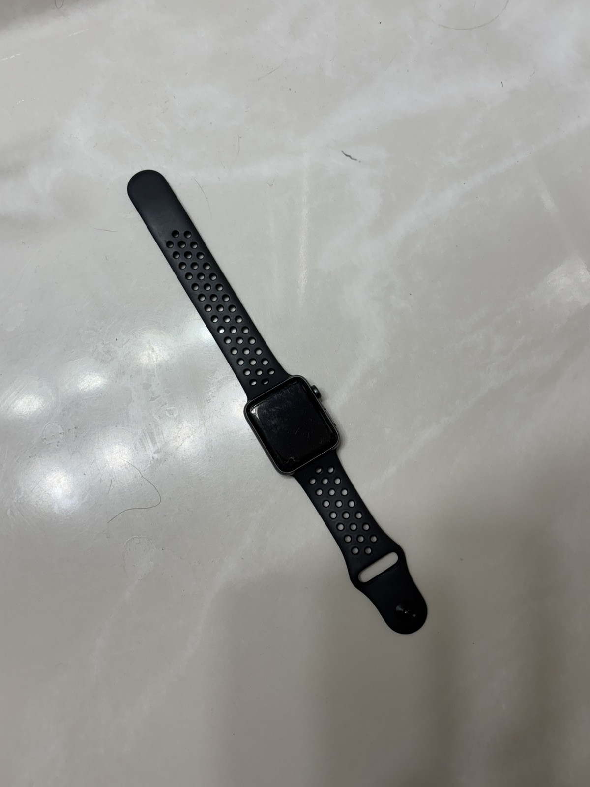 Apple MTF32LLA Watch Series 3gps 42 Mm Space Gray Aluminum With Black