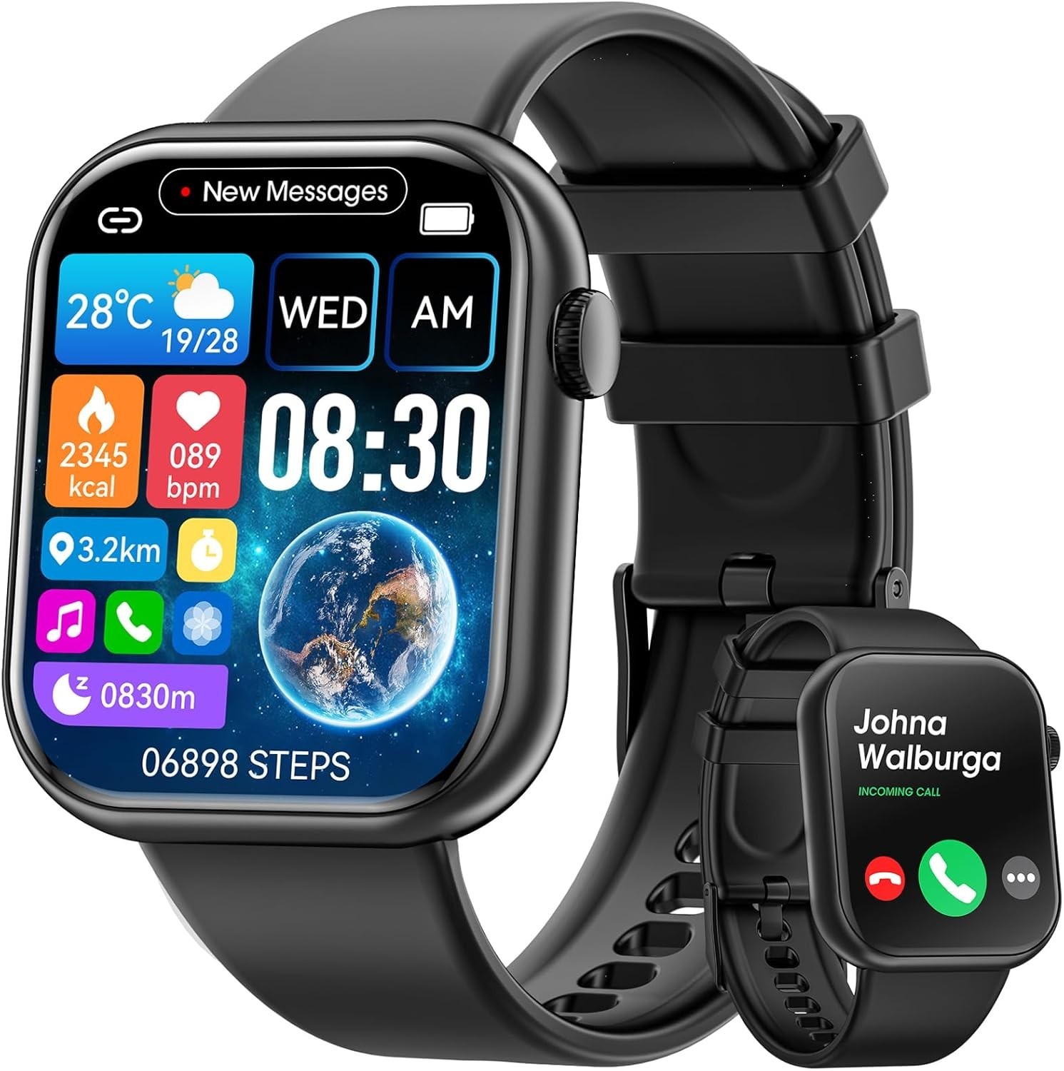 Women’s Smart Watch Bluetooth SmartWatch For Apple iPhone iOS and Android