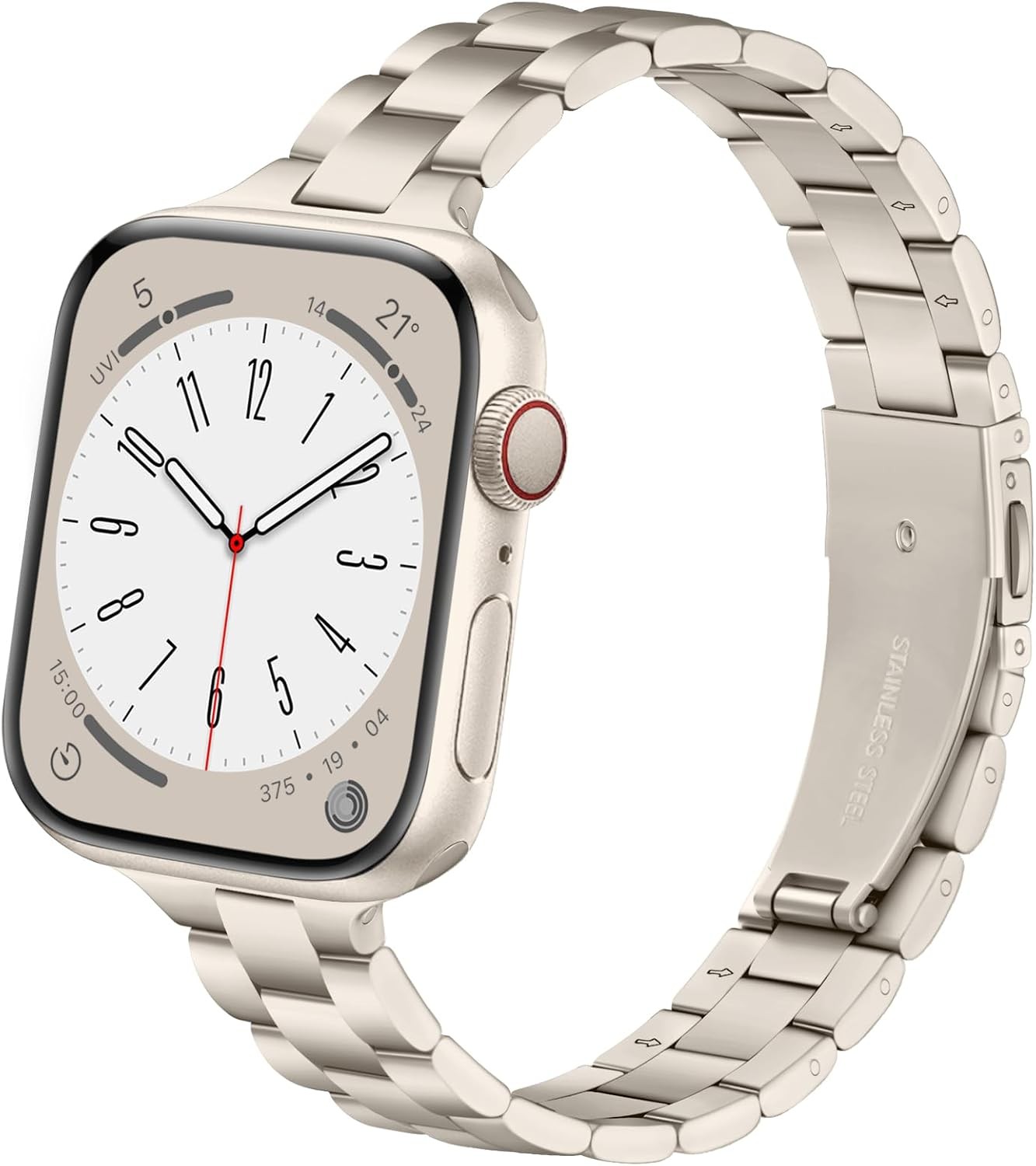 Case For Apple Watch 38mm 40mm 41mm 42mm 44mm 45mm Metal Bands for Women