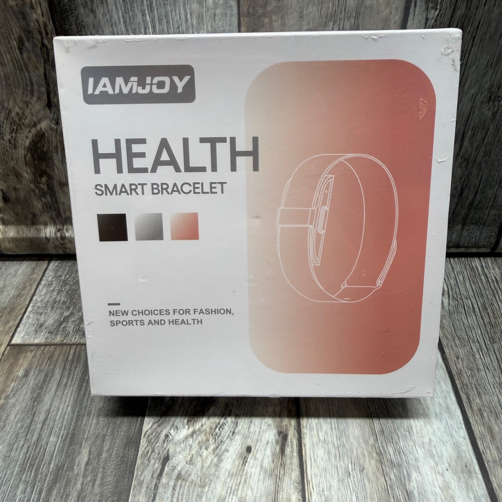 IAMJOY Smart Health Wristband, Wearable Activity & Fitness Tracker Black
