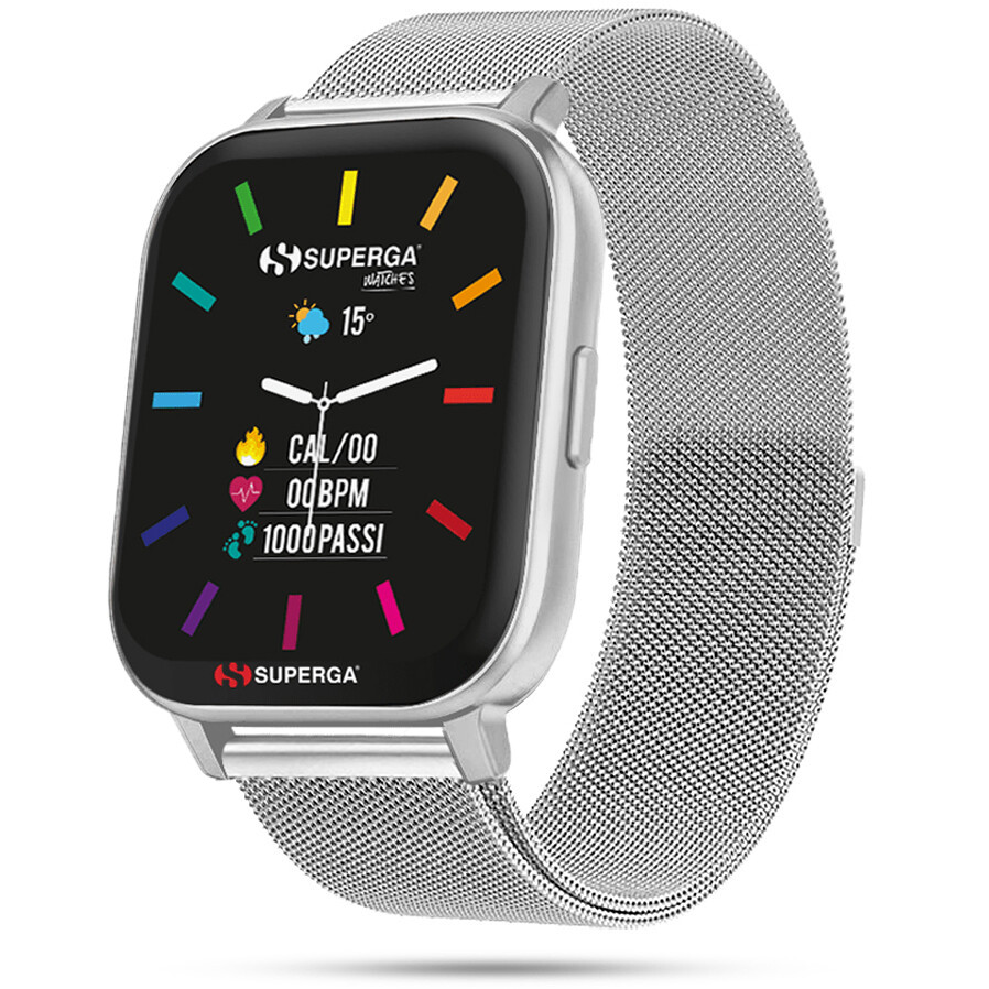 Smartwatch SUPERGA SW-STC011 Stainless Steel Mesh TOUCHSCREEN NEW