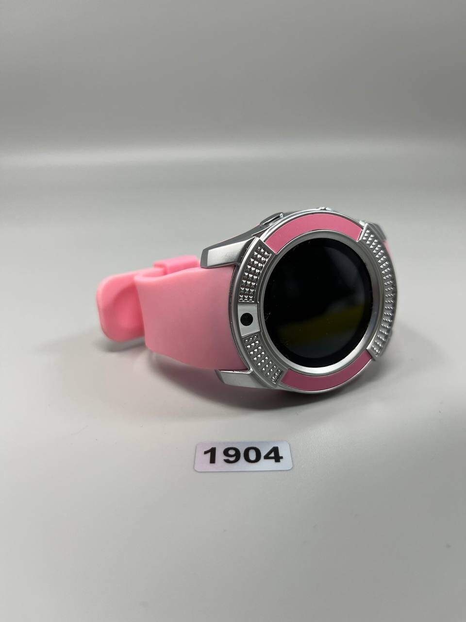 V8 PINK Smart Watch Supports Sim TF Card