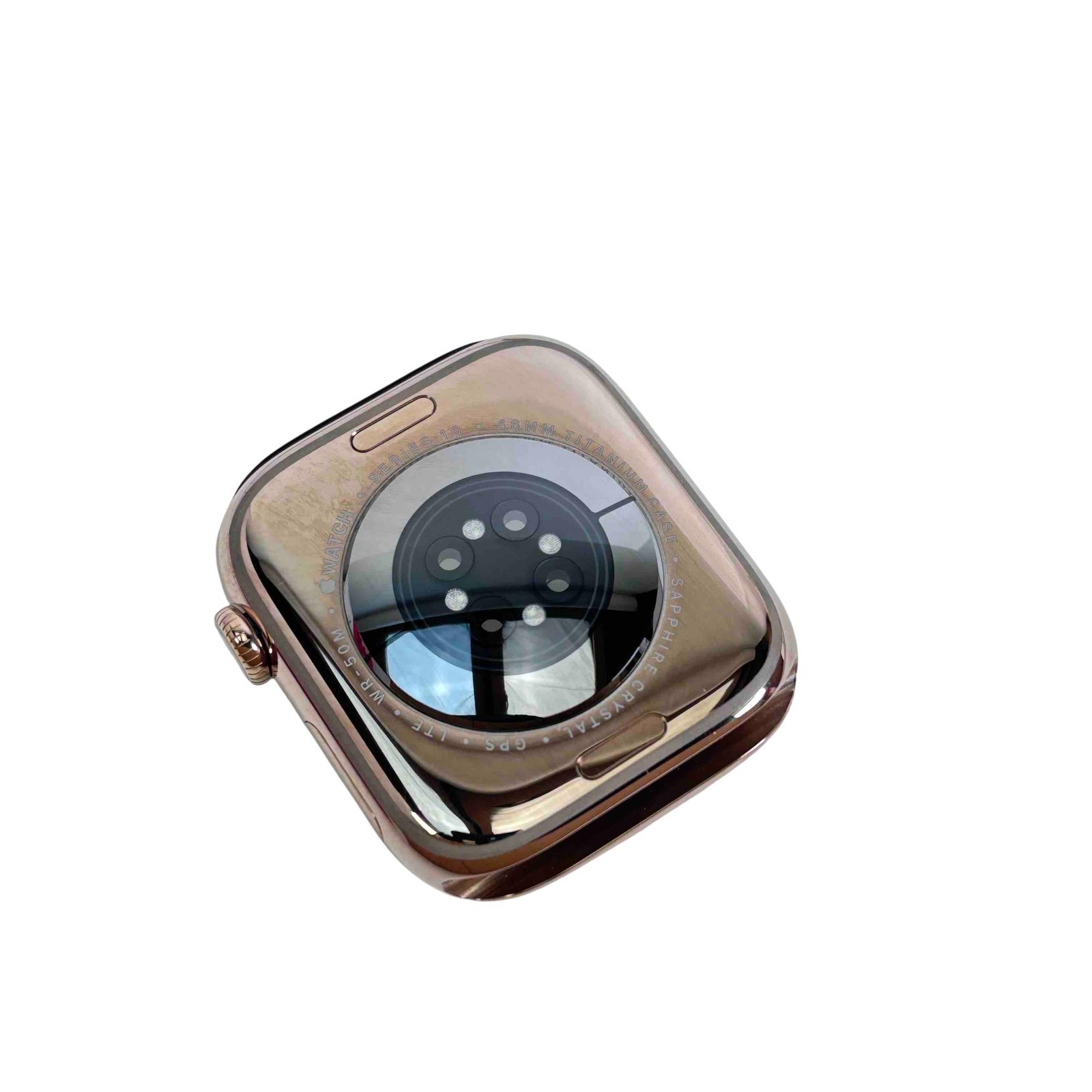 Apple Watch Series 10 MX003LW/A GPS Cellular Smartwatch – Gold Titanium