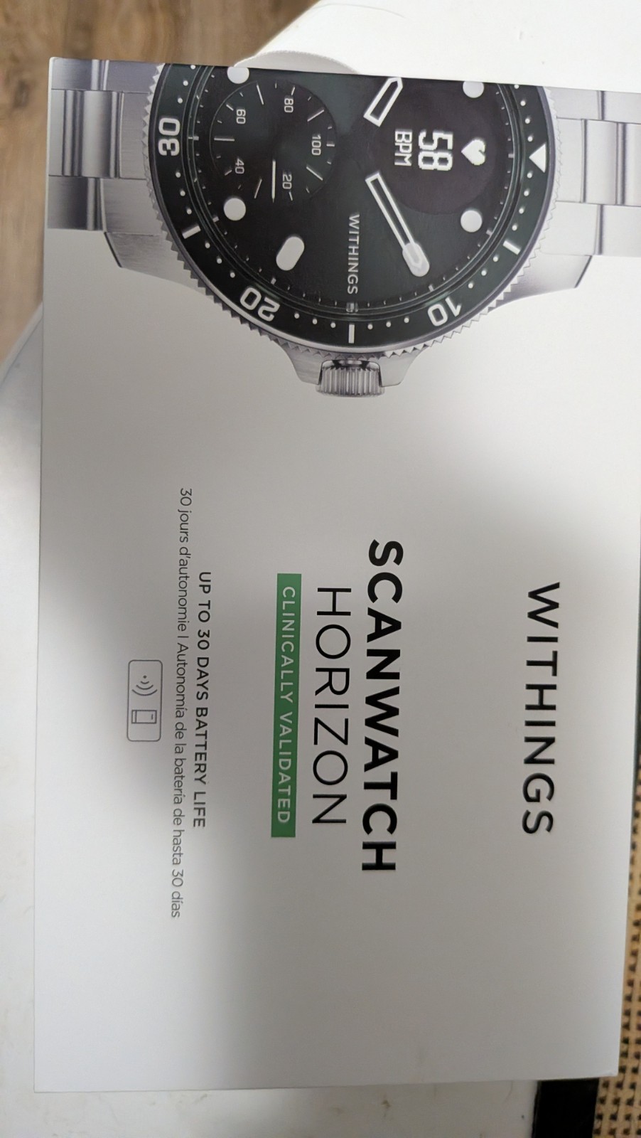 Withings Scanwatch Horizon 43mm Greeen