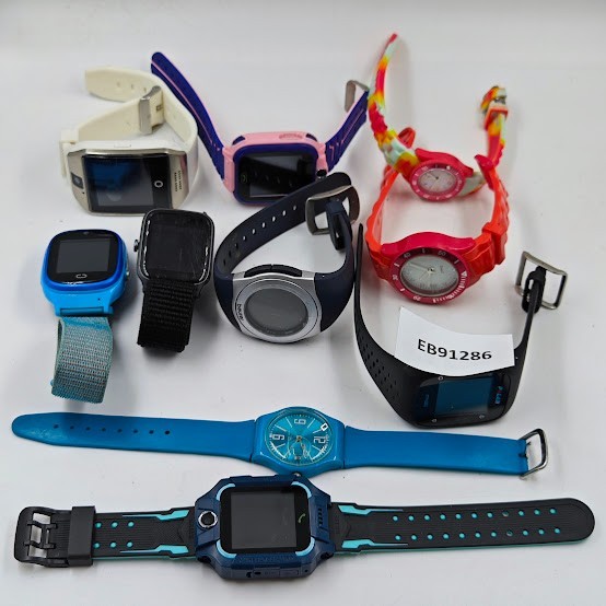 Lot of 10 Untested Watches – Mixed Colors & Models, No Packaging