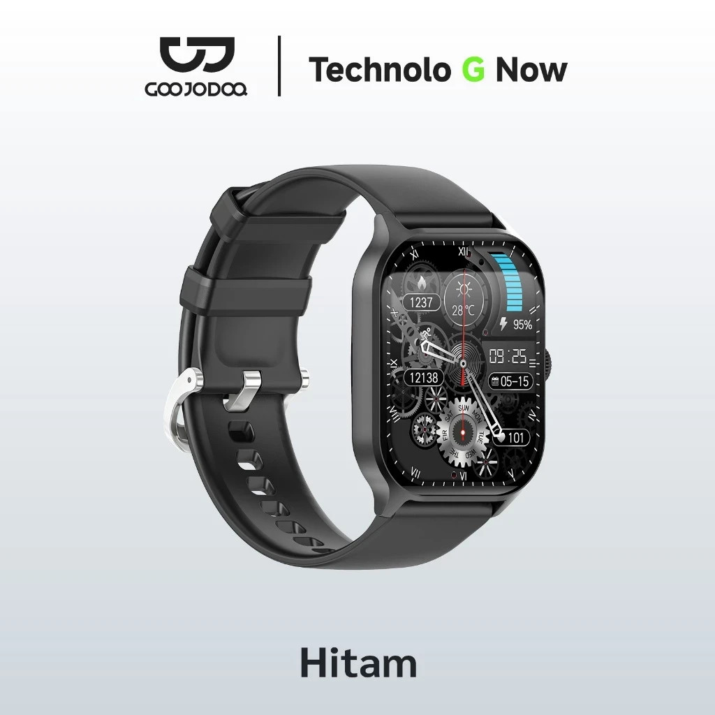 GOOJODOQ FB058 Smartwatch 2.01″ HD Screen Fitness Tracker IP68 Bluetooth GPS