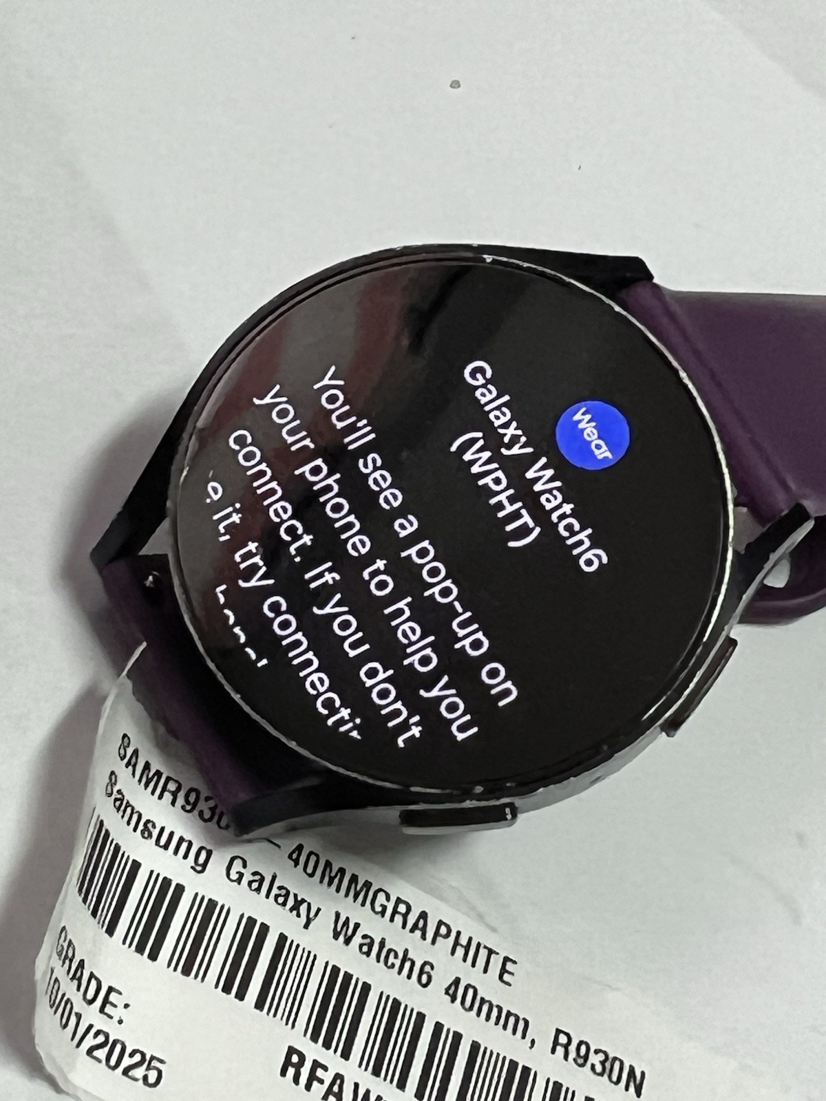 Samsung Galaxy Watch6 SM-R930 40mm Aluminum Case with Sport Band…