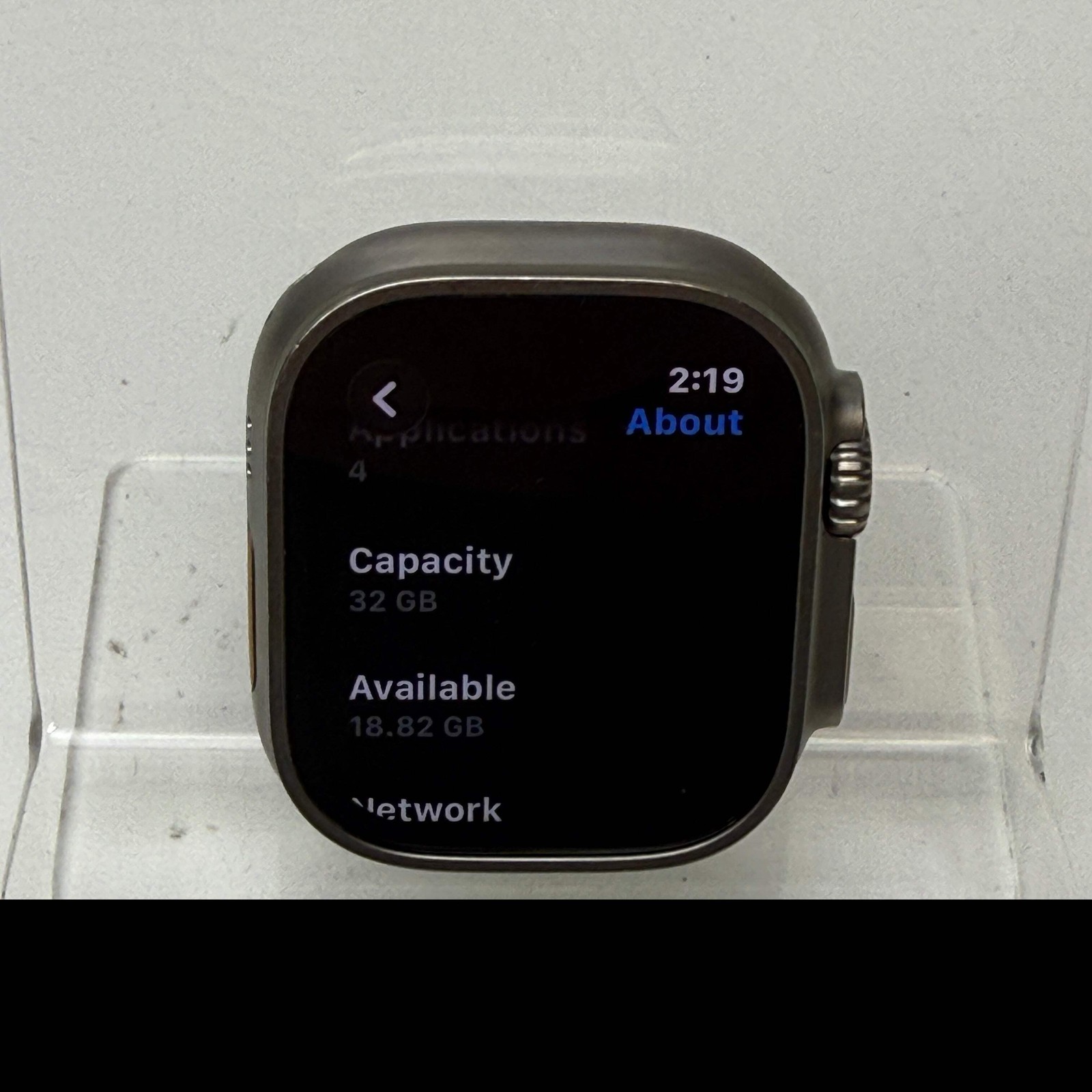 GPS Only Apple Watch Ultra 49MM Natural Titanium MQF53LL/A