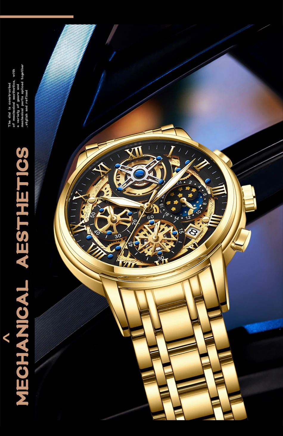 2023 Luxury Men Quartz Watch Fashion Business Casual Sports-DT8973