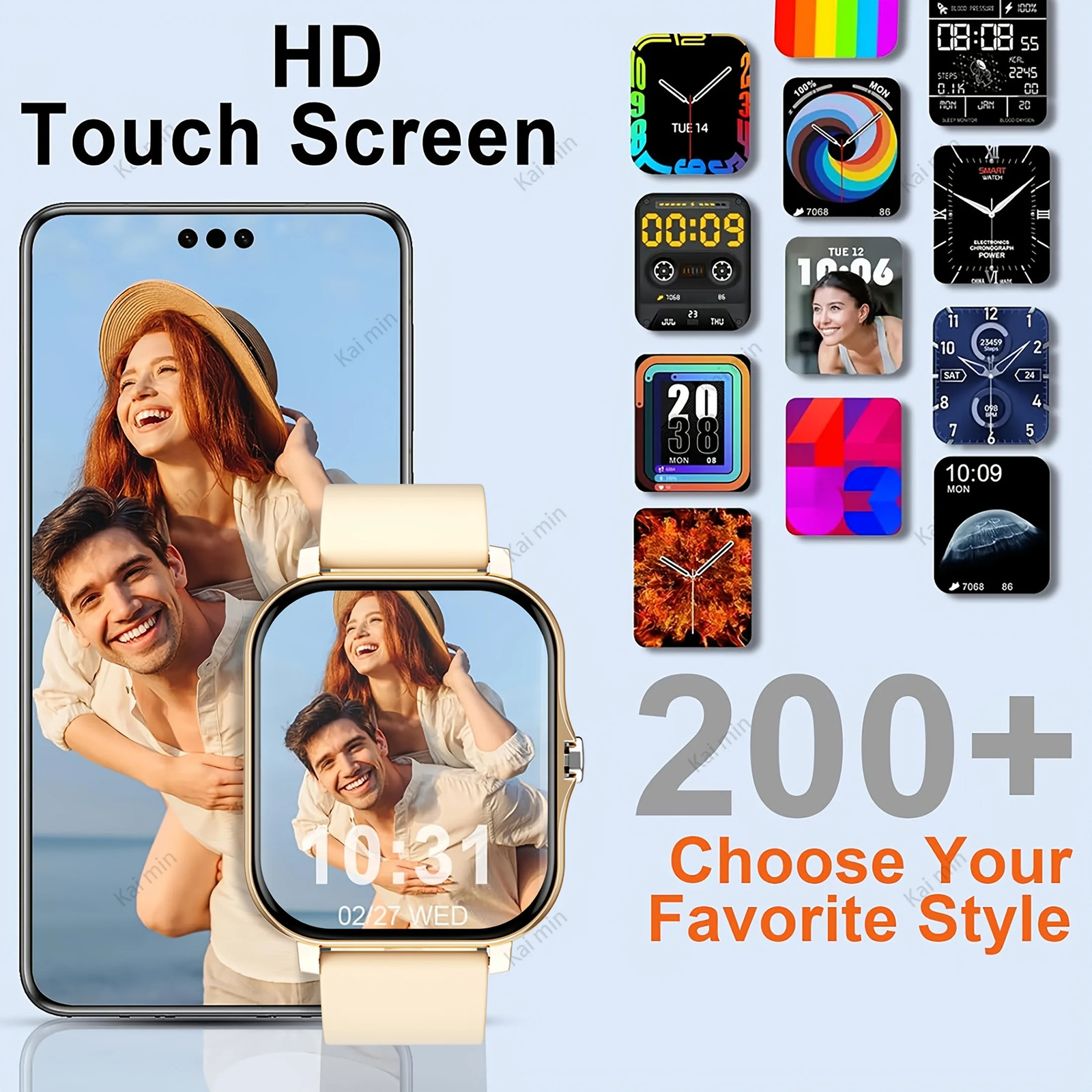 2026 New Upgrad Smart Watch For Men Women 1.83Inch Full Touch Display BT Call