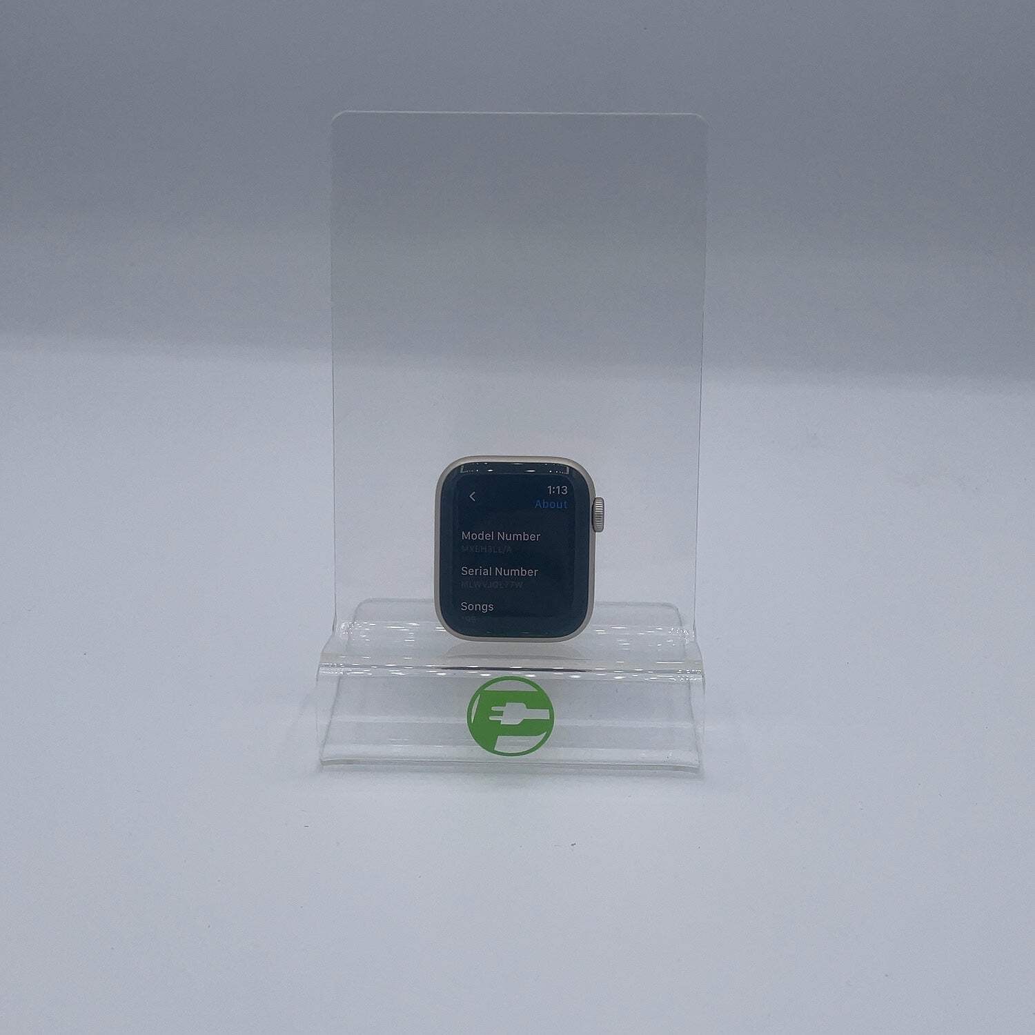 GPS Only Apple Watch SE 2nd Gen 40MM Starlight Aluminum MXEH3LL/A Face Only