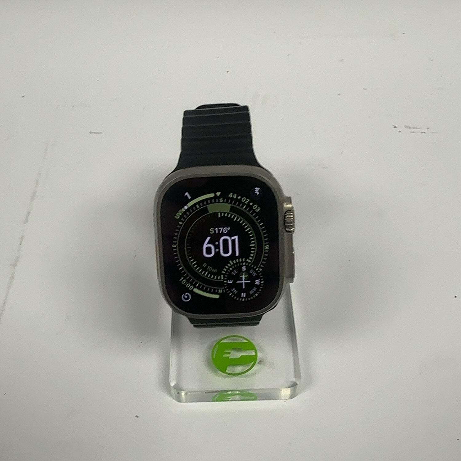 GPS Only Apple Watch Ultra 2 49MM Black Titanium Aftermarket Band MREW3LW/A