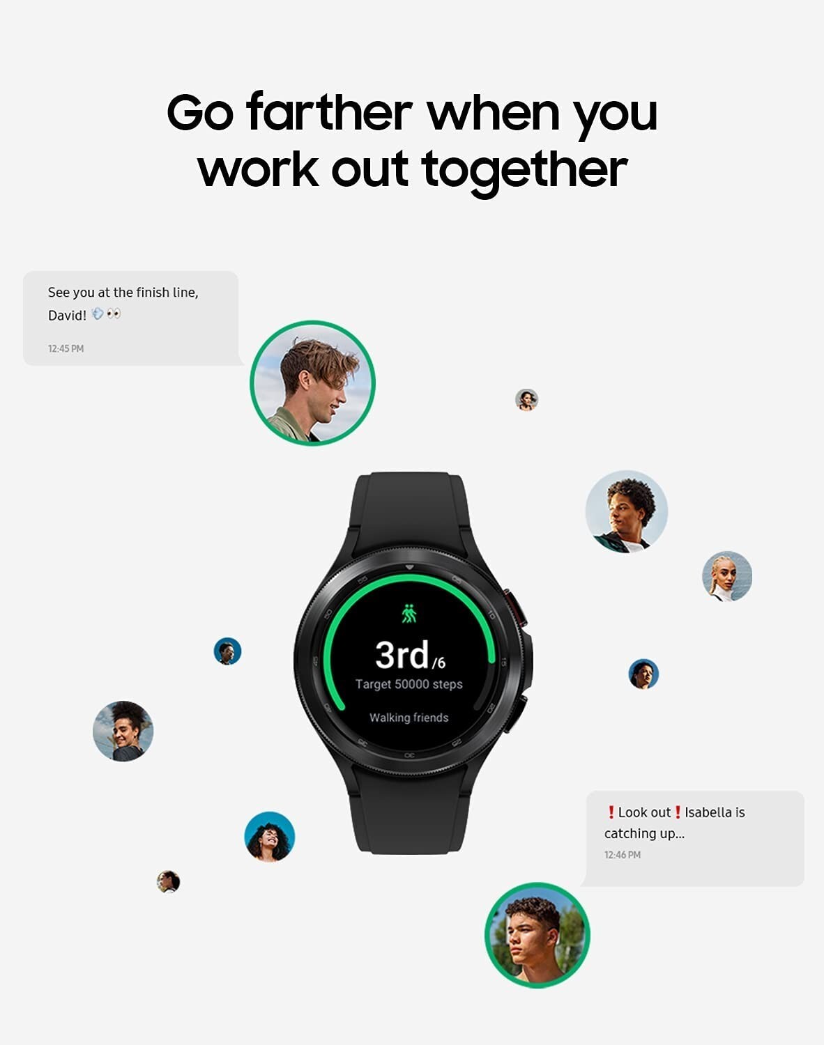 Samsung Galaxy Watch4 Classic Stainless Steel Smartwatch 46mm LTE – Black
