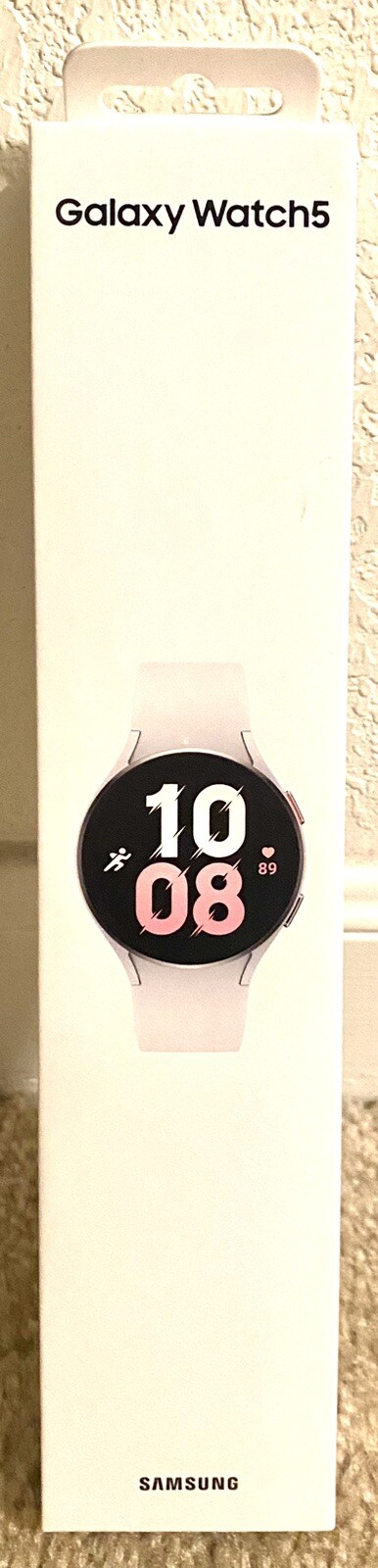 Samsung Galaxy Watch5 SM-R910 44mm Aluminum Case with White Band – BRAND NEW
