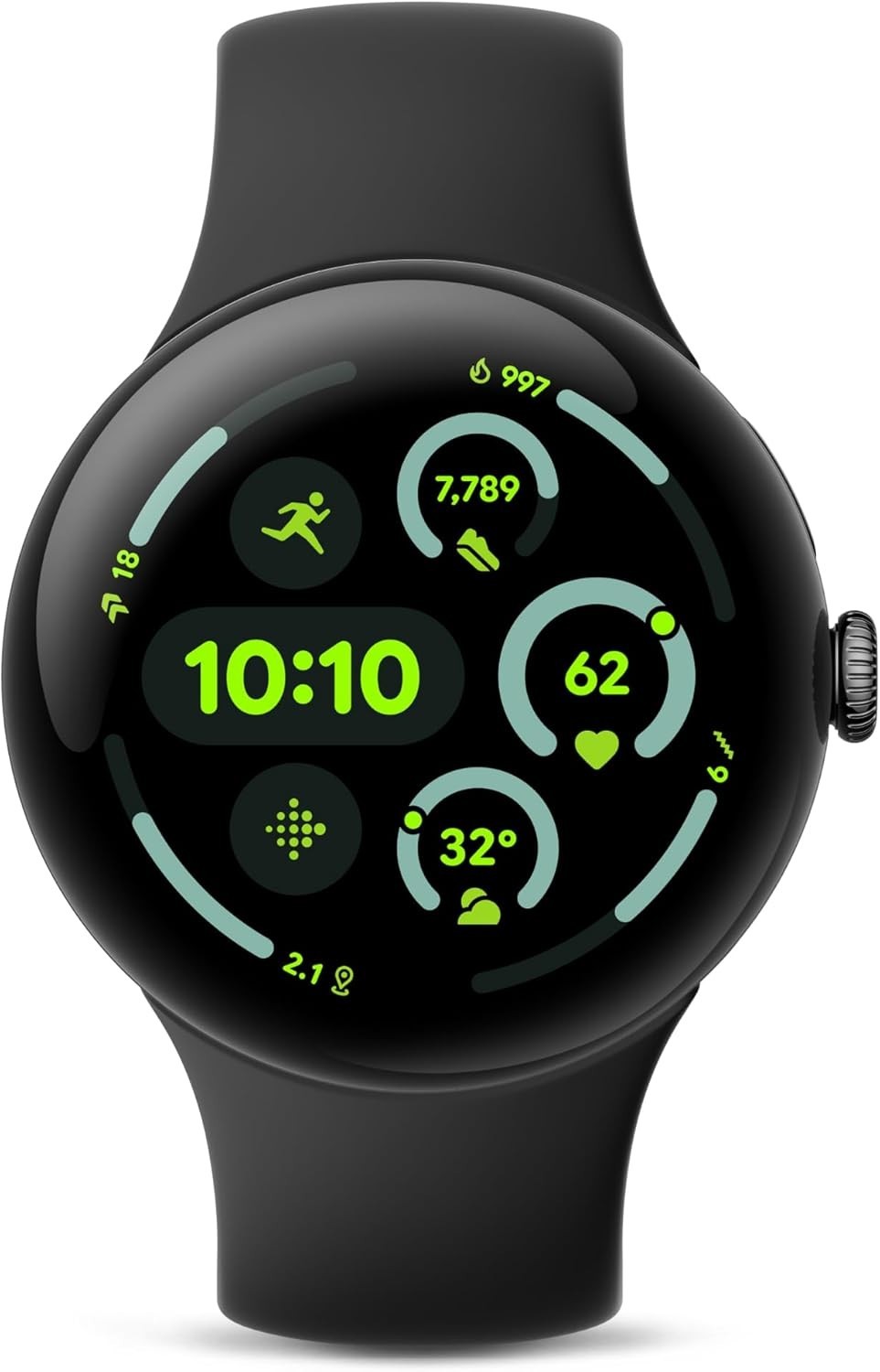 Google Pixel Watch 3 – 45mm (LTE + WI-Fi /Bluetooth) – Obsidian Band – New