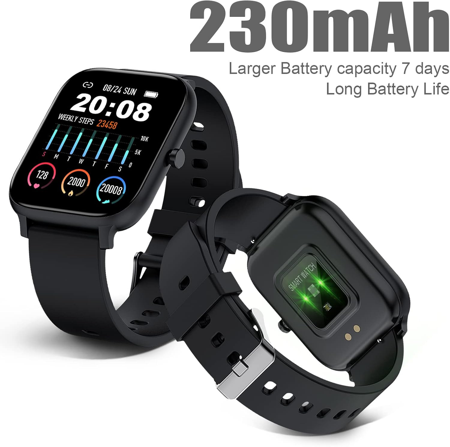 Smart Watch for Men Women Compatible with Iphone Samsung Android Phone 1.83 I…